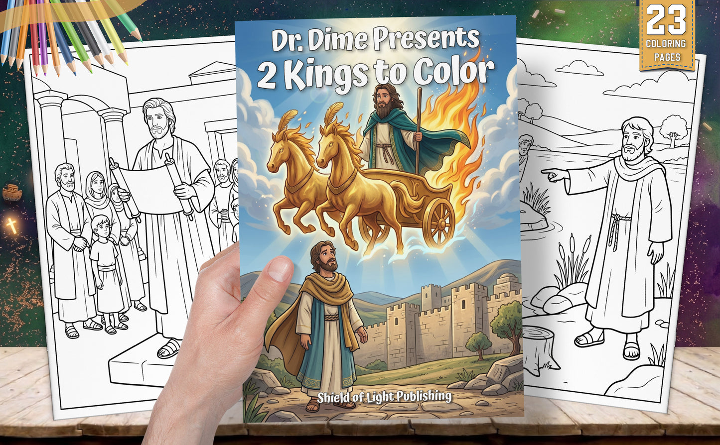 Dr. Dime Presents 2 Kings to Color