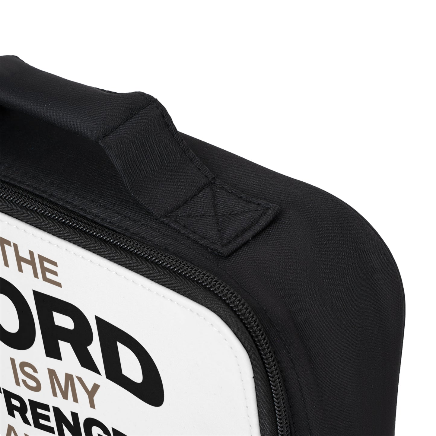 "The Lord Is My Strength and My Shield Psalm 28:7" Unisex Lunch Bag - The Shield of Light