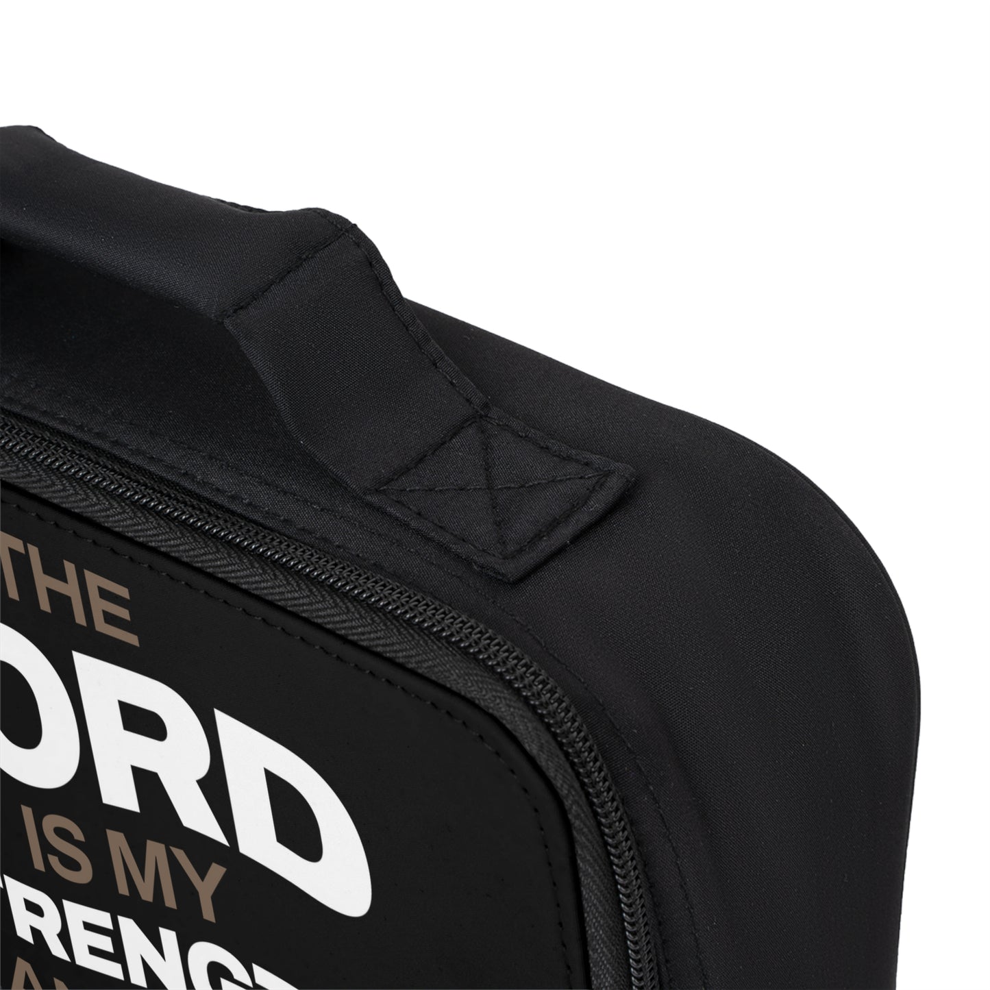"The Lord Is My Strength and My Shield Psalm 28:7" Unisex Lunch Bag - The Shield of Light