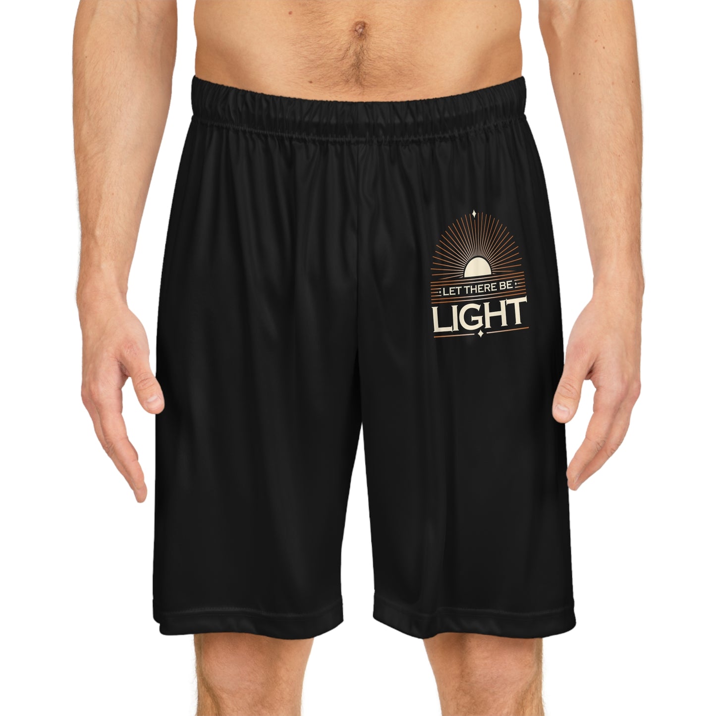 "Let There Be Light" Basketball Shorts - The Shield of Light