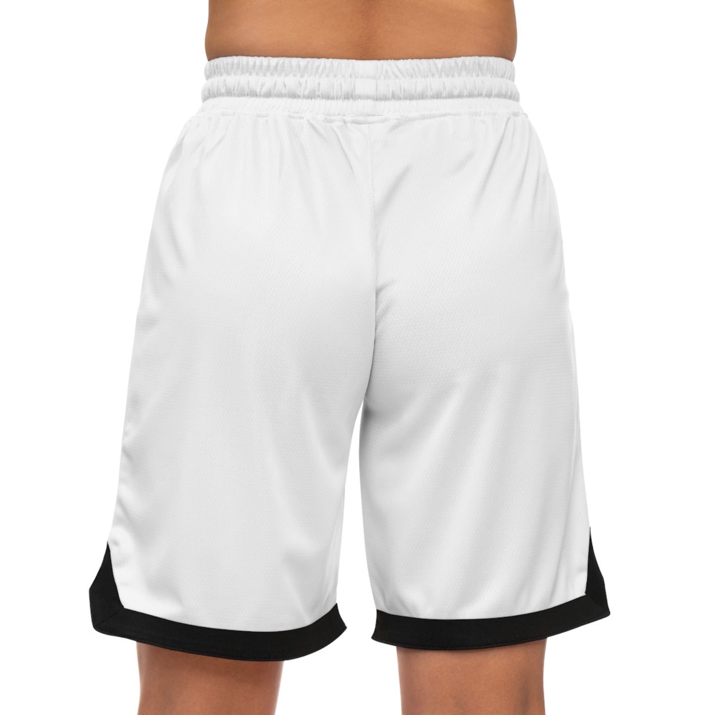 "As Iron Sharpeneth Iron So One Person Sharpens Another" Unisex Basketball Rib Shorts - The Shield of Light