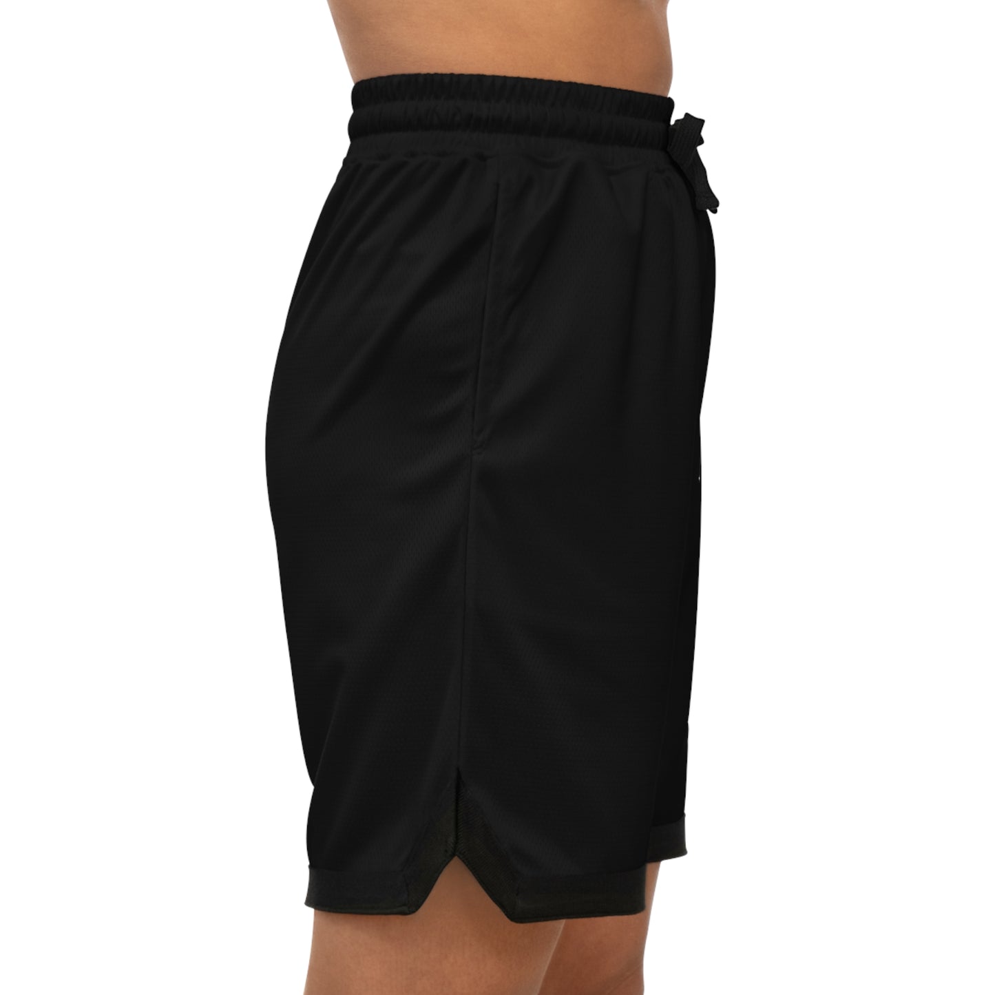 "Forged In Strength" Unisex Basketball Rib Shorts - The Shield of Light