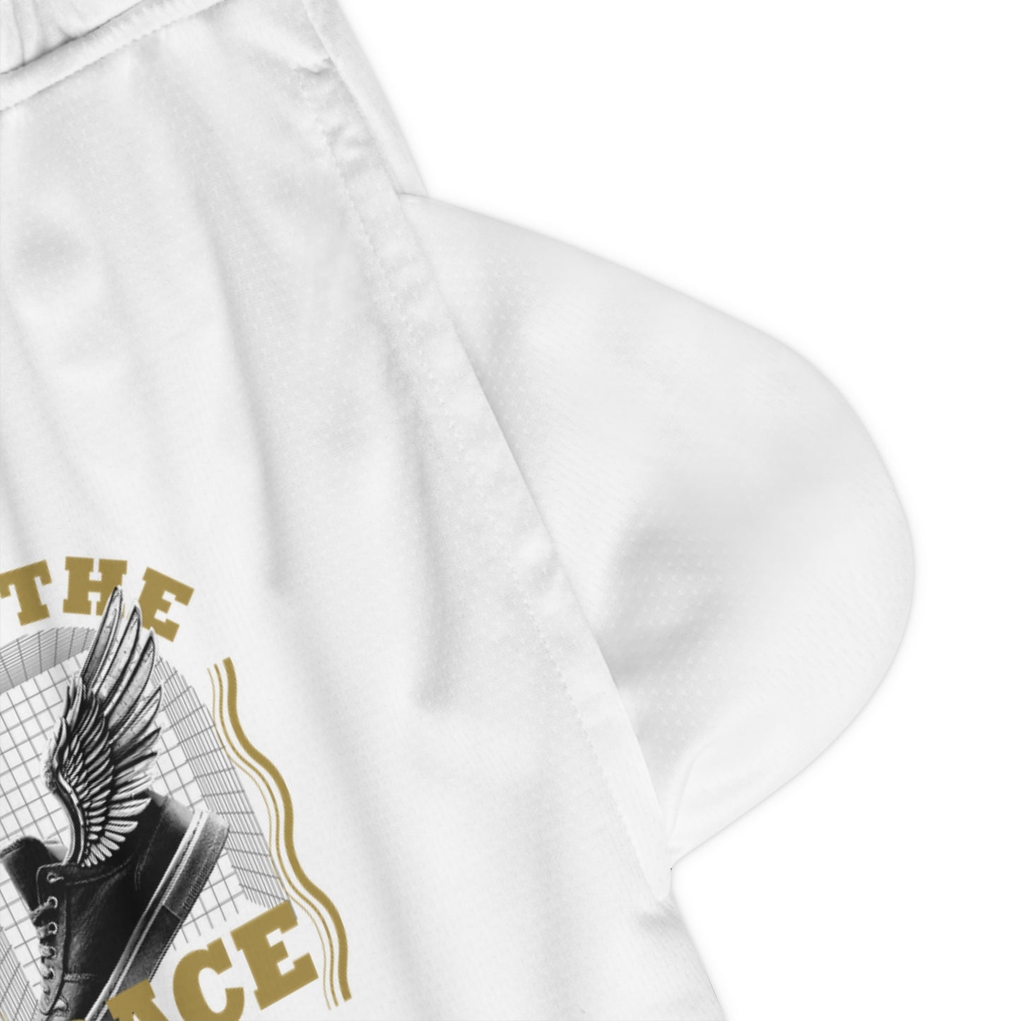 "Run The Race " Unisex Basketball Rib Shorts - The Shield of Light