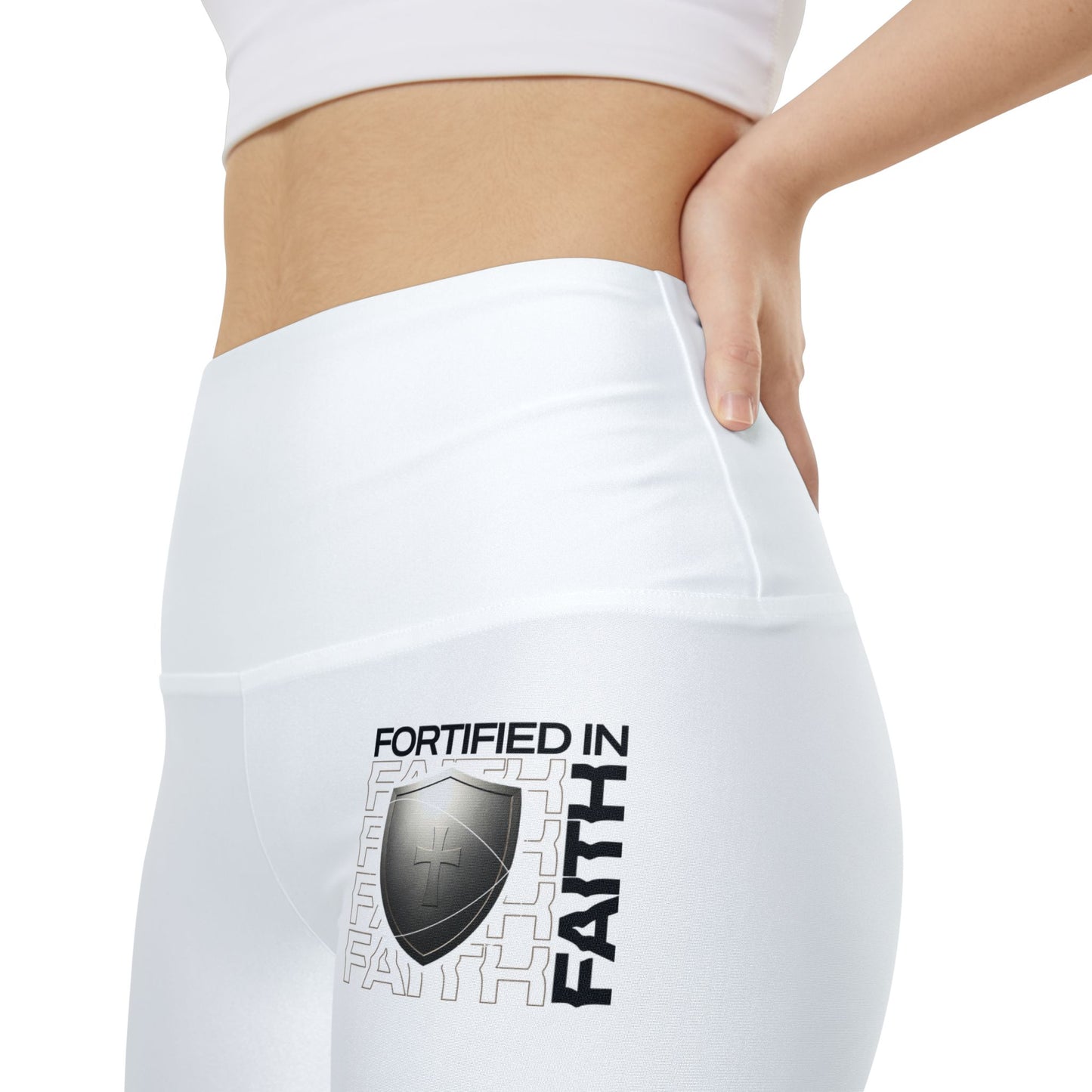 "Fortified In Faith " Unisex Workout Shorts - The Shield of Light