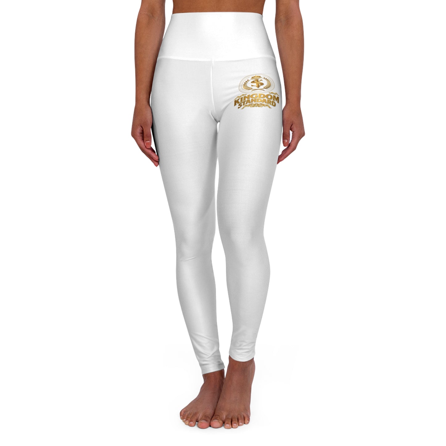 "Kingdom Standard" Unisex High Waisted Yoga Leggings - The Shield of Light