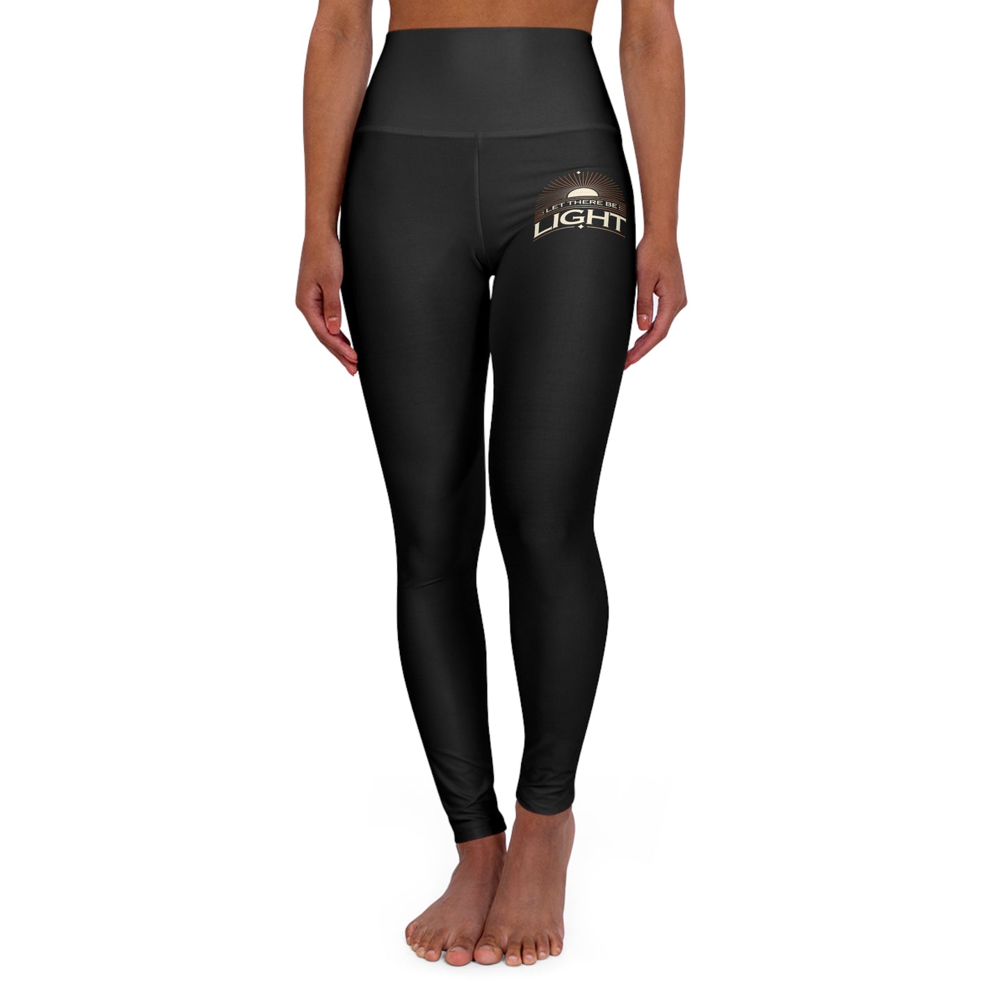"Let There Be Light" Unisex High Waisted Yoga Leggings - The Shield of Light