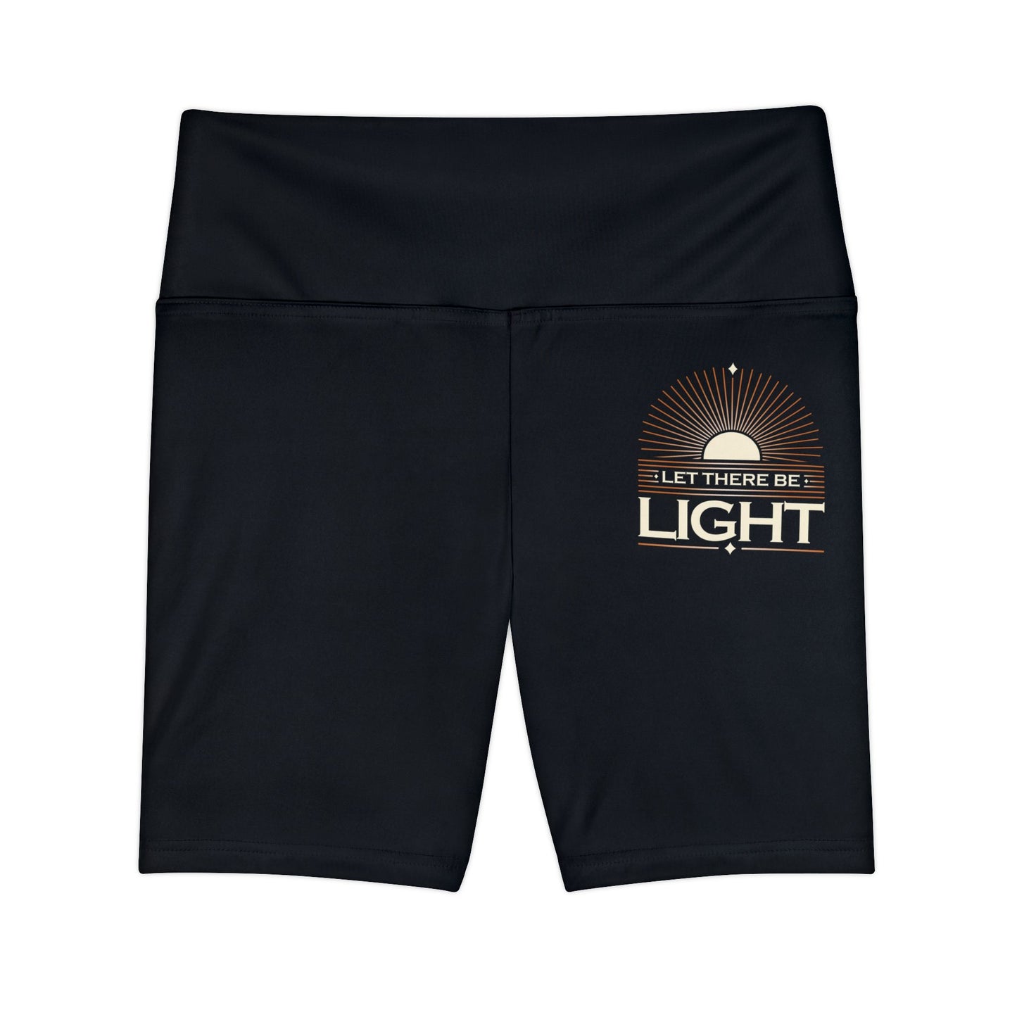 "Let There Be Light" Unisex Workout Shorts - The Shield of Light