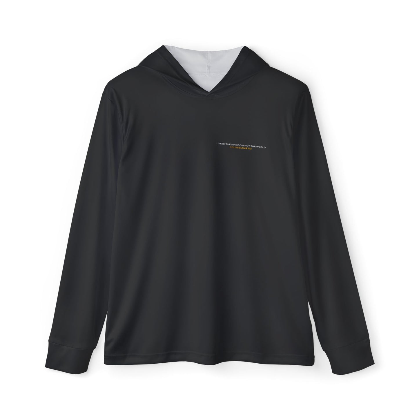 "Live By the Kingdom Not the World Colossians 3:2" Sports Warmup Hoodie - The Shield of Light