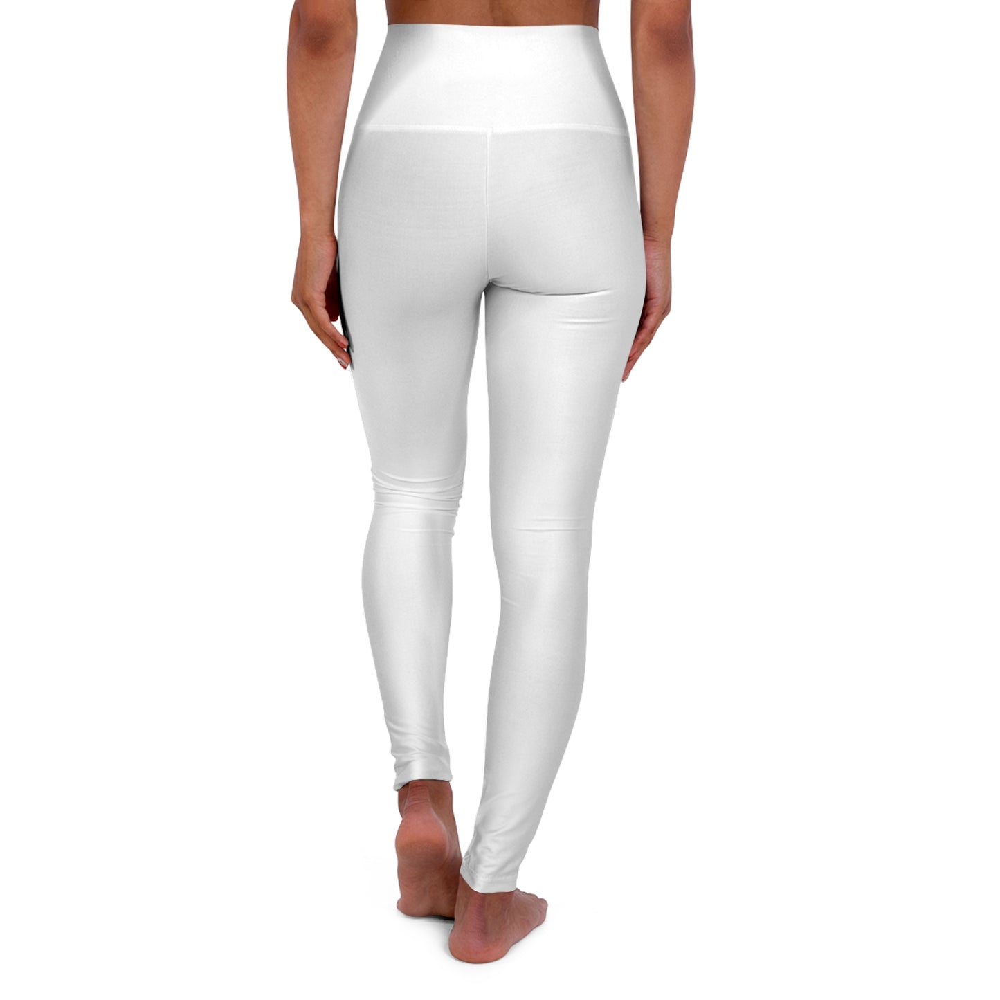 "Live By the Kingdom Not the World Colossians 3:2" Unisex High Waisted Yoga Leggings - The Shield of Light