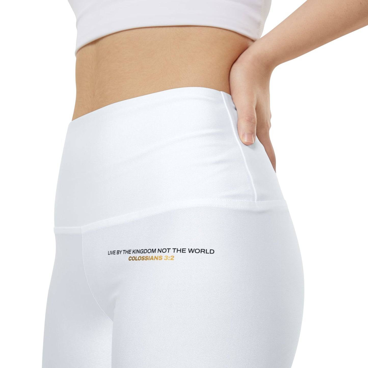 "Live By the Kingdom Not the World Colossians 3:2" Unisex Workout Shorts - The Shield of Light