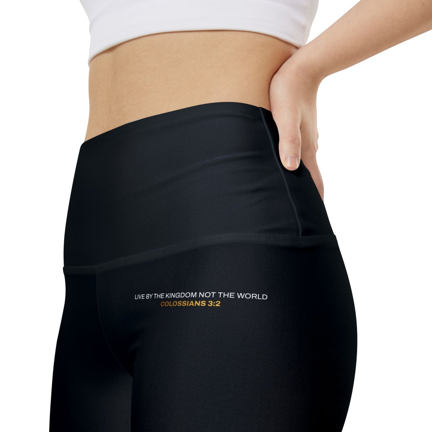 "Live By the Kingdom Not the World Colossians 3:2" Unisex Workout Shorts - The Shield of Light
