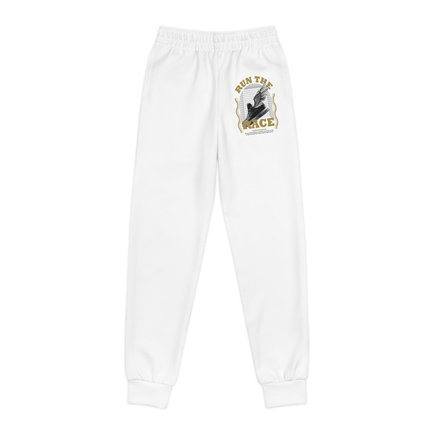 "Run The Race" Unisex Youth Joggers - The Shield of Light