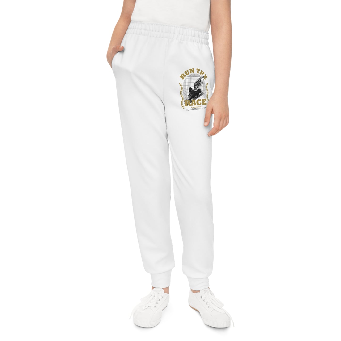 "Run The Race" Unisex Youth Joggers - The Shield of Light