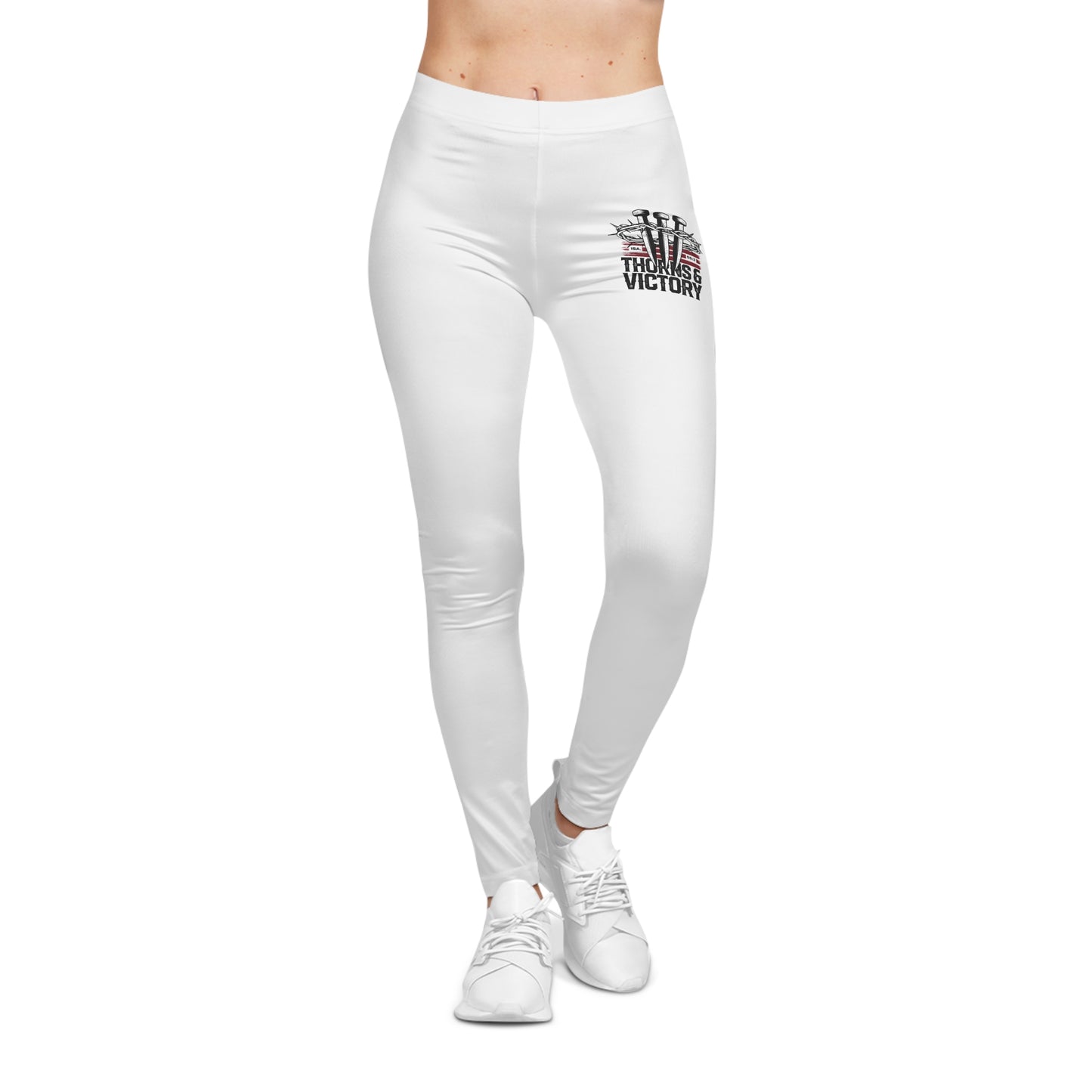 "Thorns & Victory" Unisex Casual Leggings - The Shield of Light