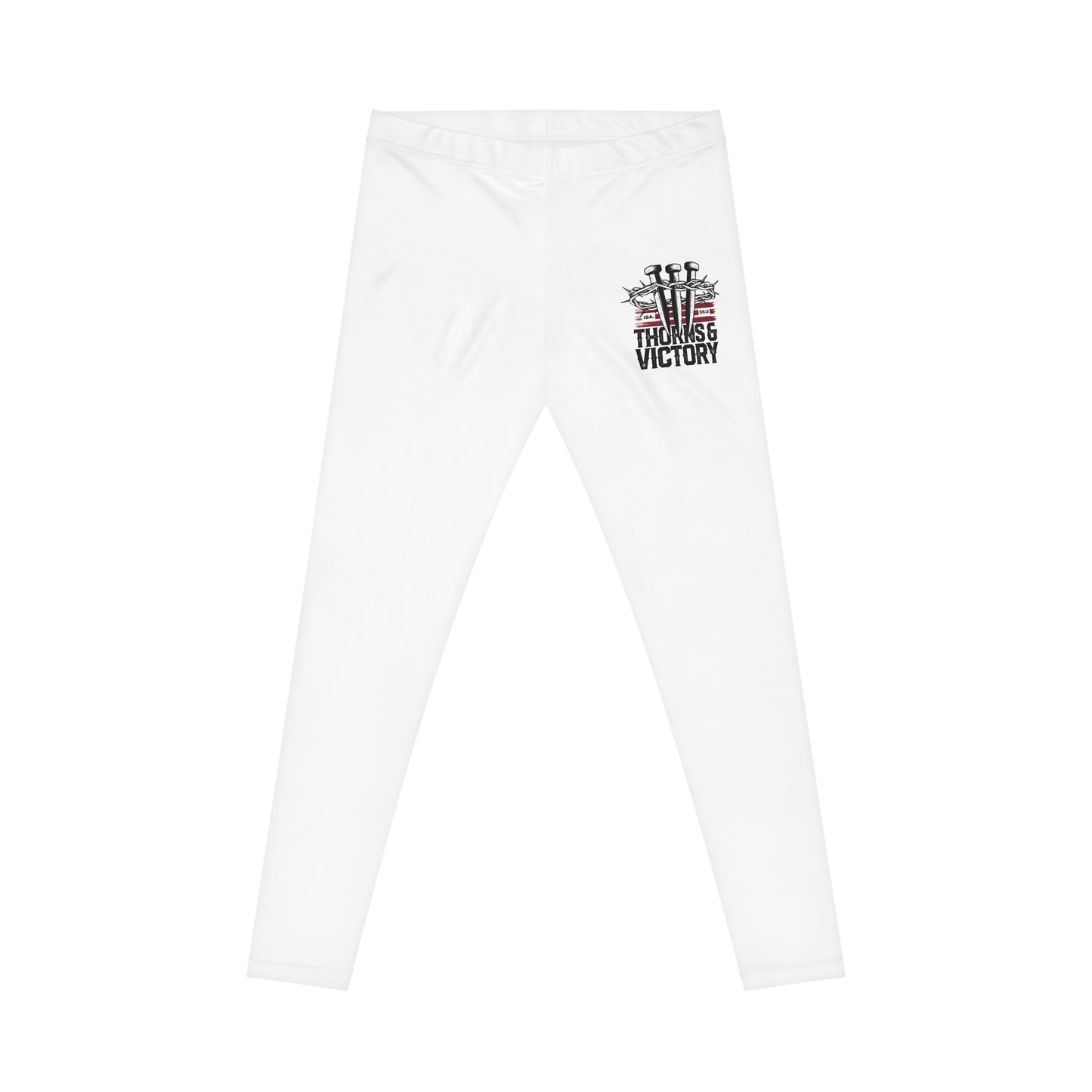 "Thorns & Victory" Unisex Casual Leggings - The Shield of Light