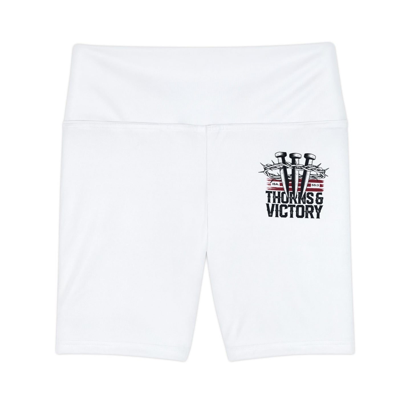 "Thorns & Victory" Unisex Workout Shorts - The Shield of Light
