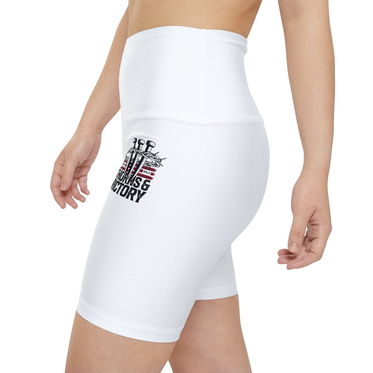 "Thorns & Victory" Unisex Workout Shorts - The Shield of Light