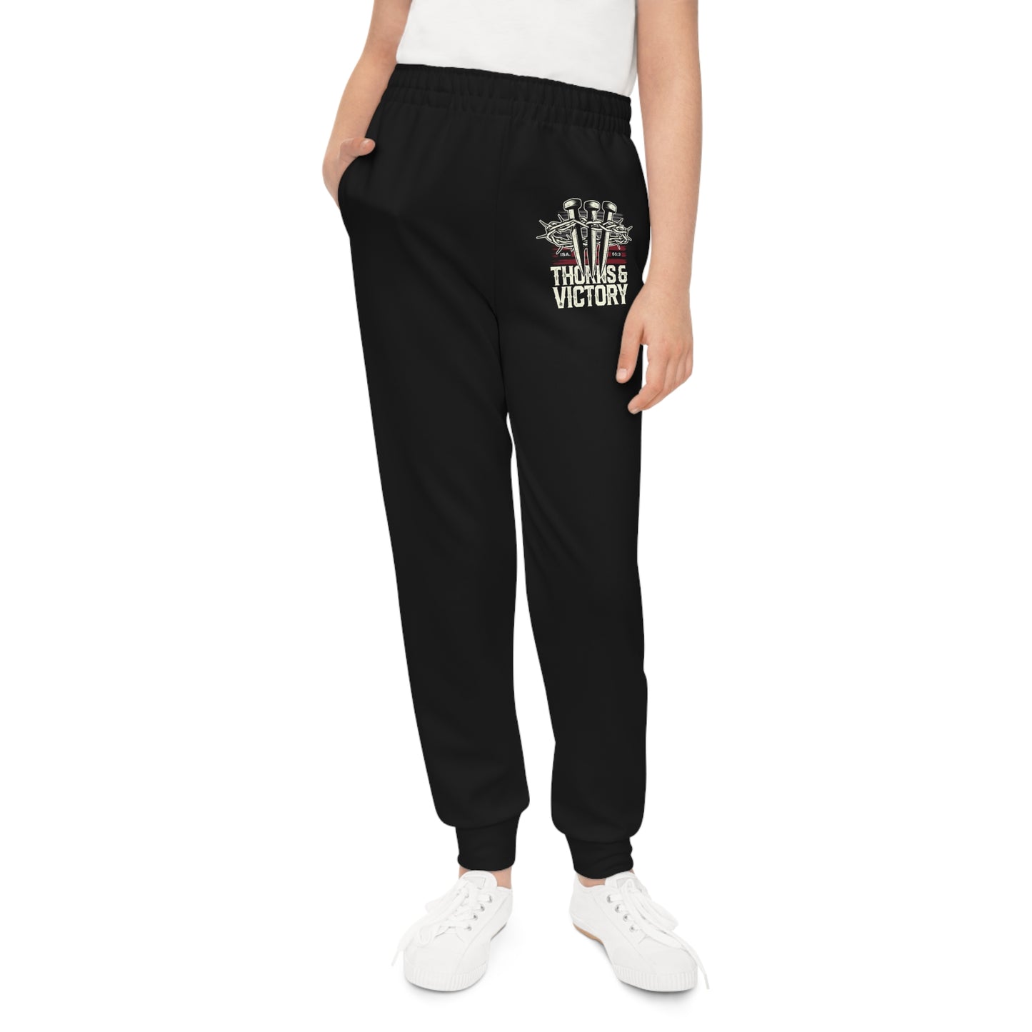 "Thorns & Victory" Unisex Youth Joggers - The Shield of Light