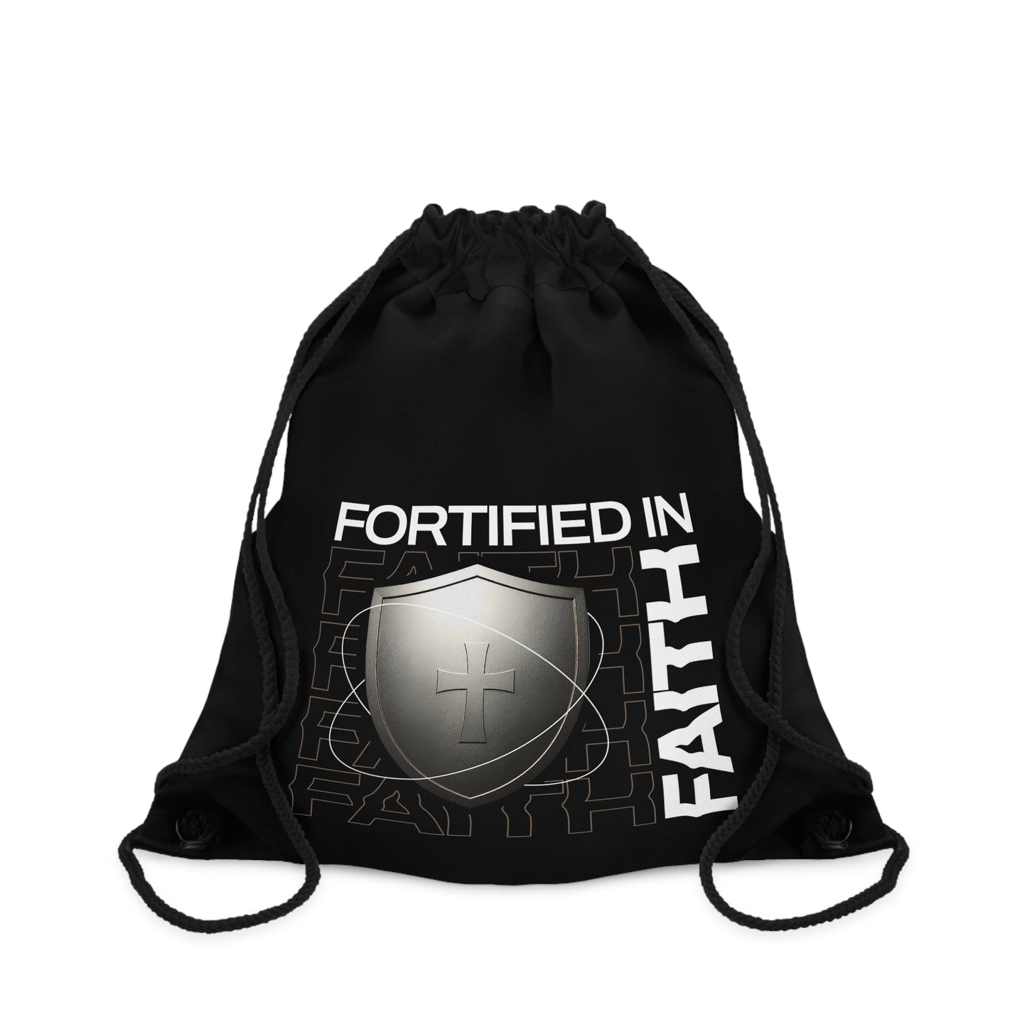Faith-Inspired Drawstring Bag - The Shield of Light
