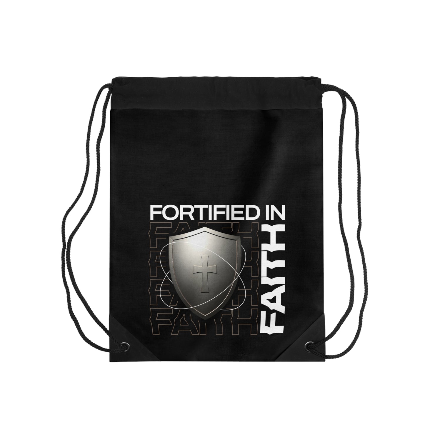 Faith-Inspired Drawstring Bag - The Shield of Light