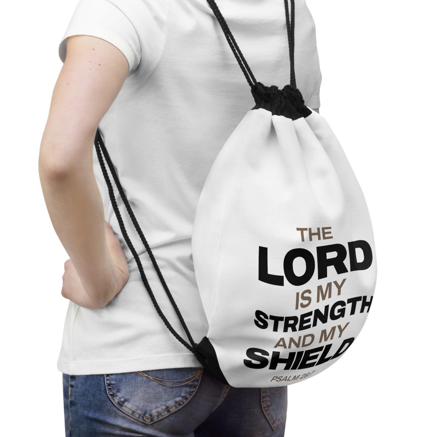 Inspirational Drawstring Bag - The Shield of Light