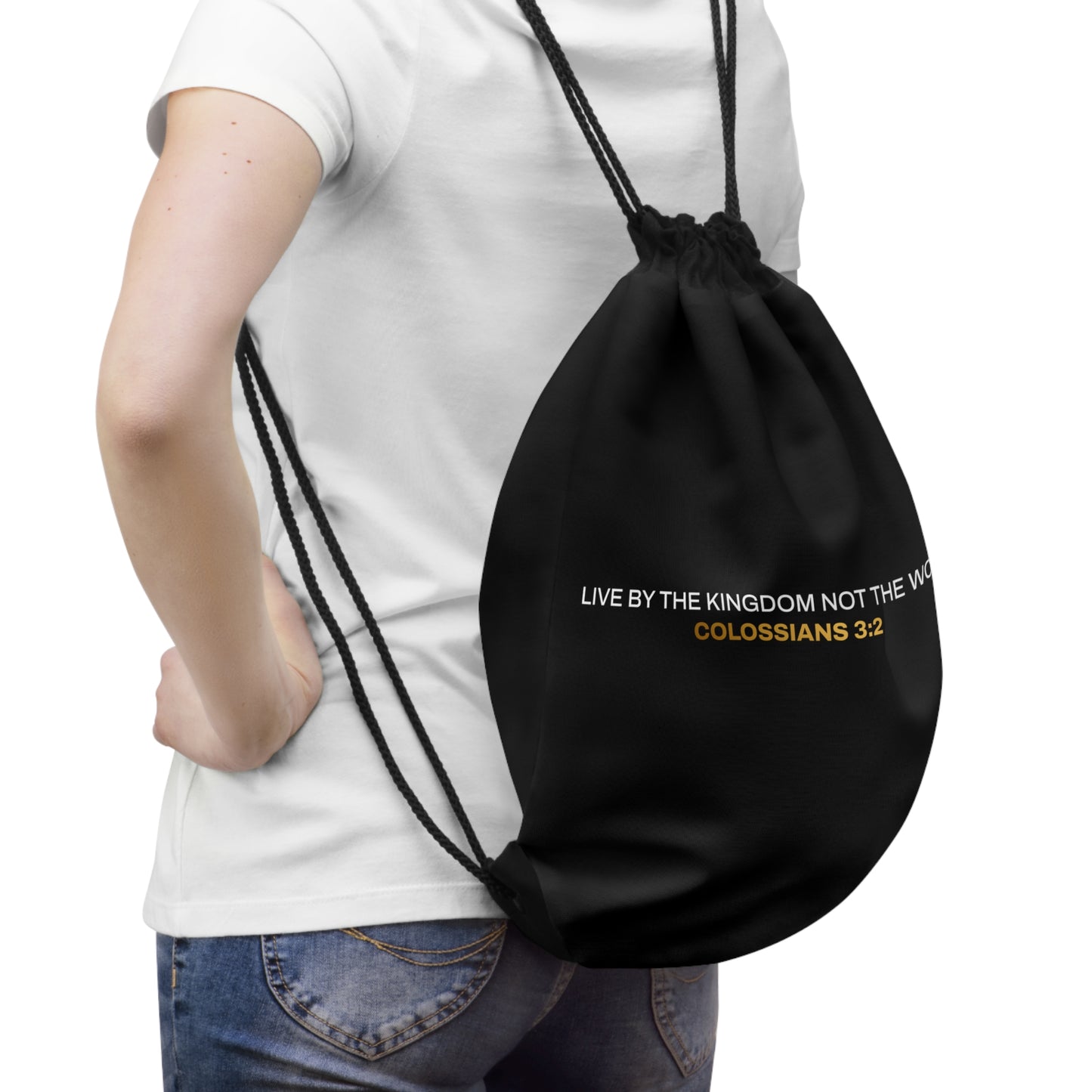 Inspirational Drawstring Bag - The Shield of Light