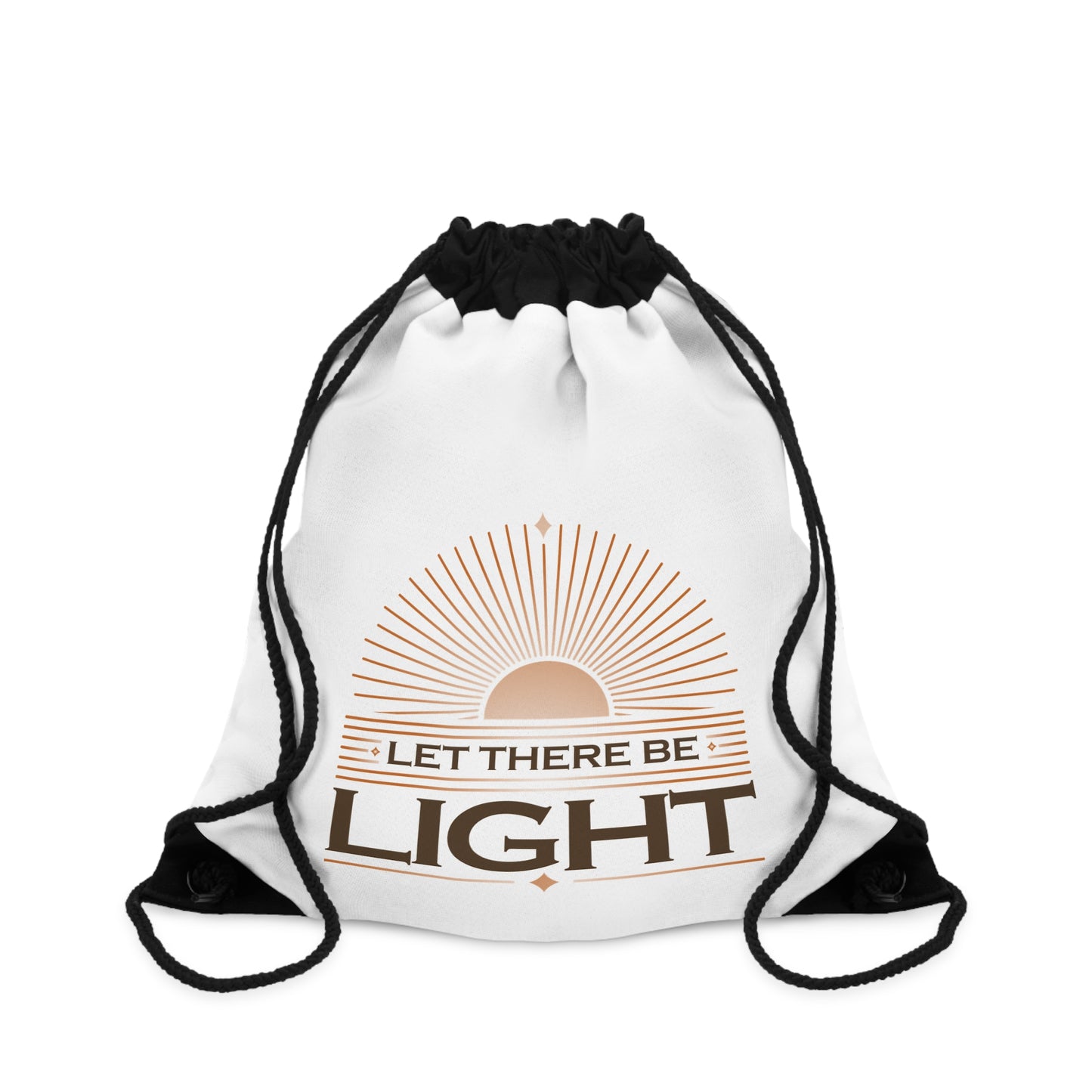"Let There Be Light" Unisex Drawstring Bag - The Shield of Light