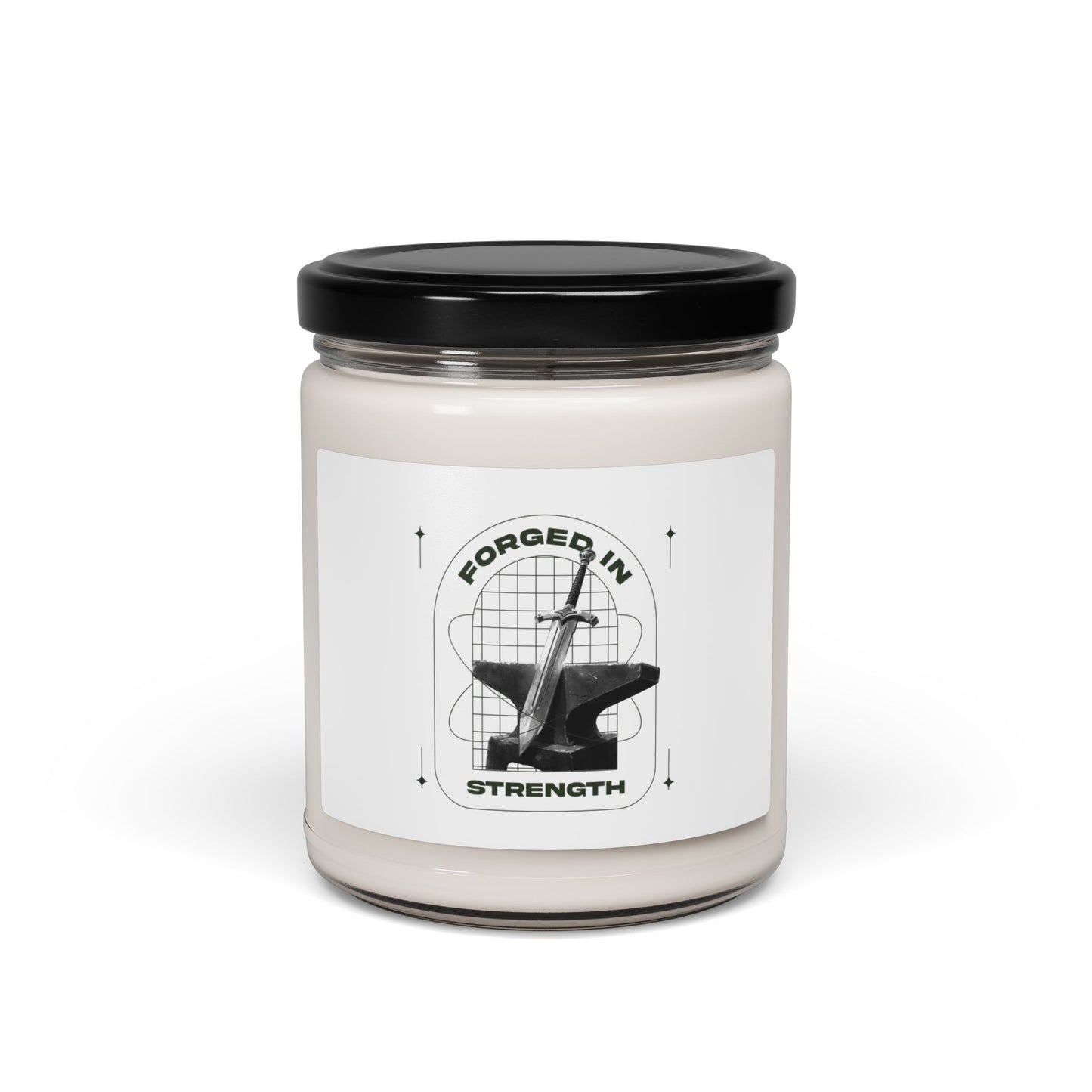Forged in Strength Scented Soy Candle - 9oz - The Shield of Light