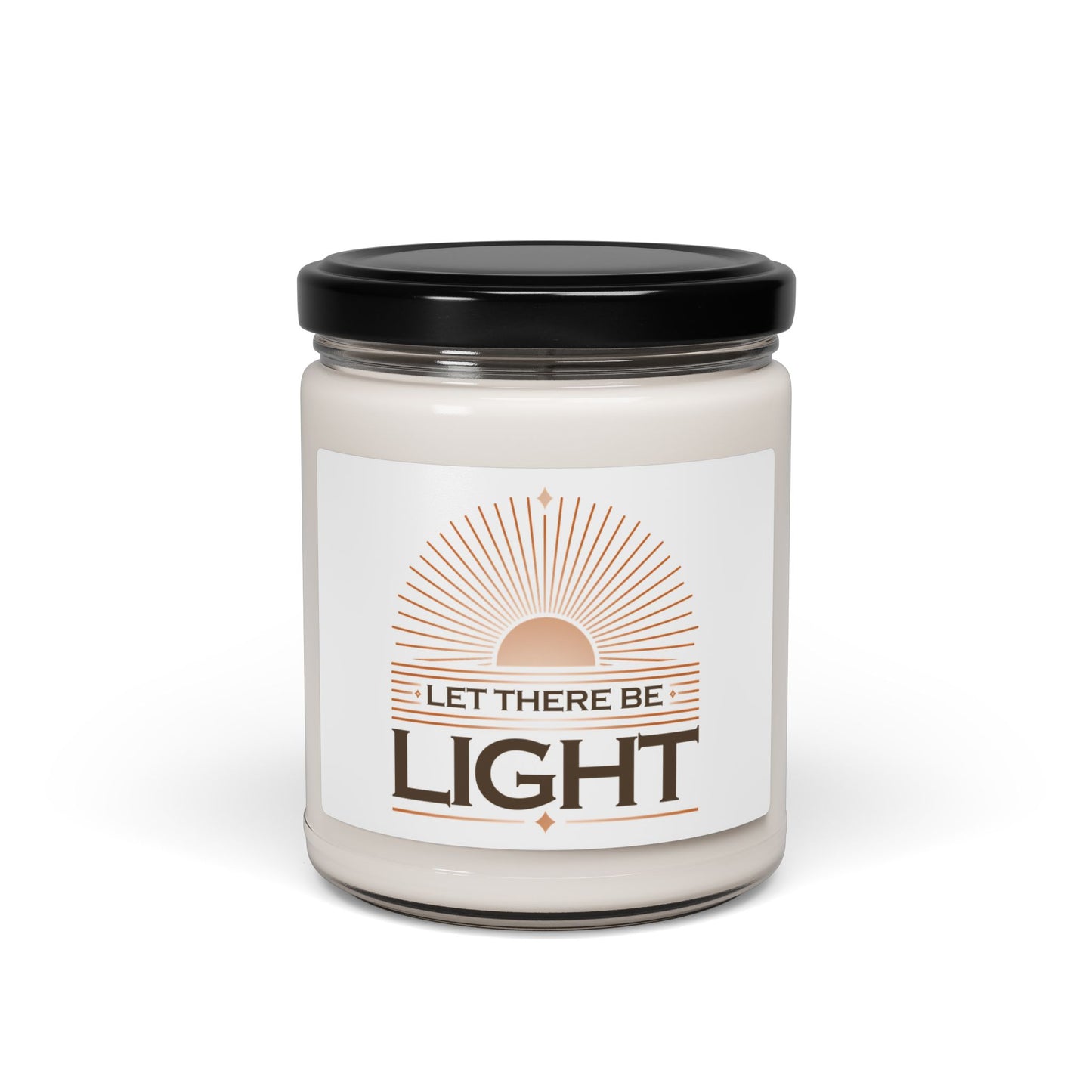 "Let There Be Light" Unisex Scented Soy Candle, 9oz - The Shield of Light