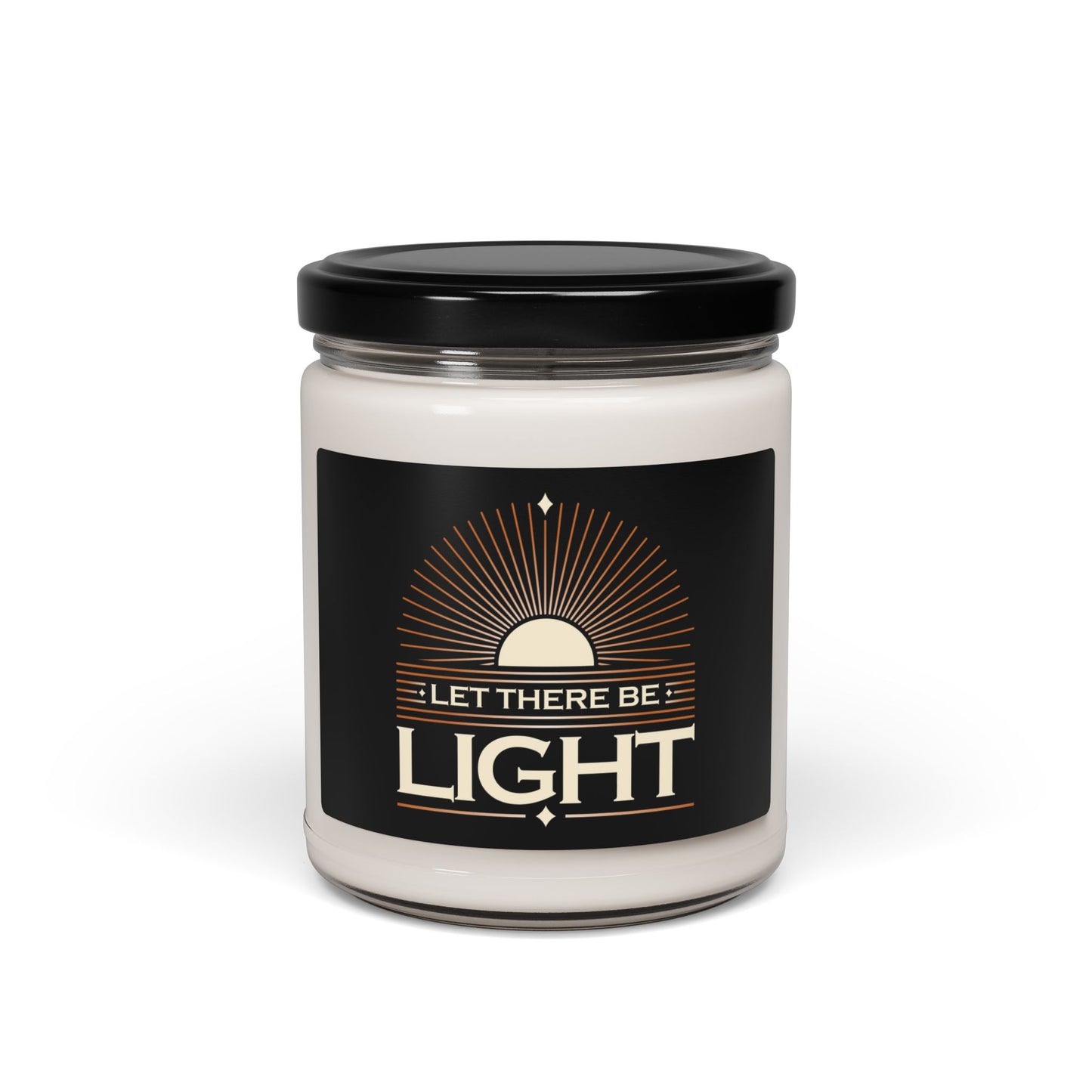 "Let There Be Light" Unisex Scented Soy Candle, 9oz - The Shield of Light