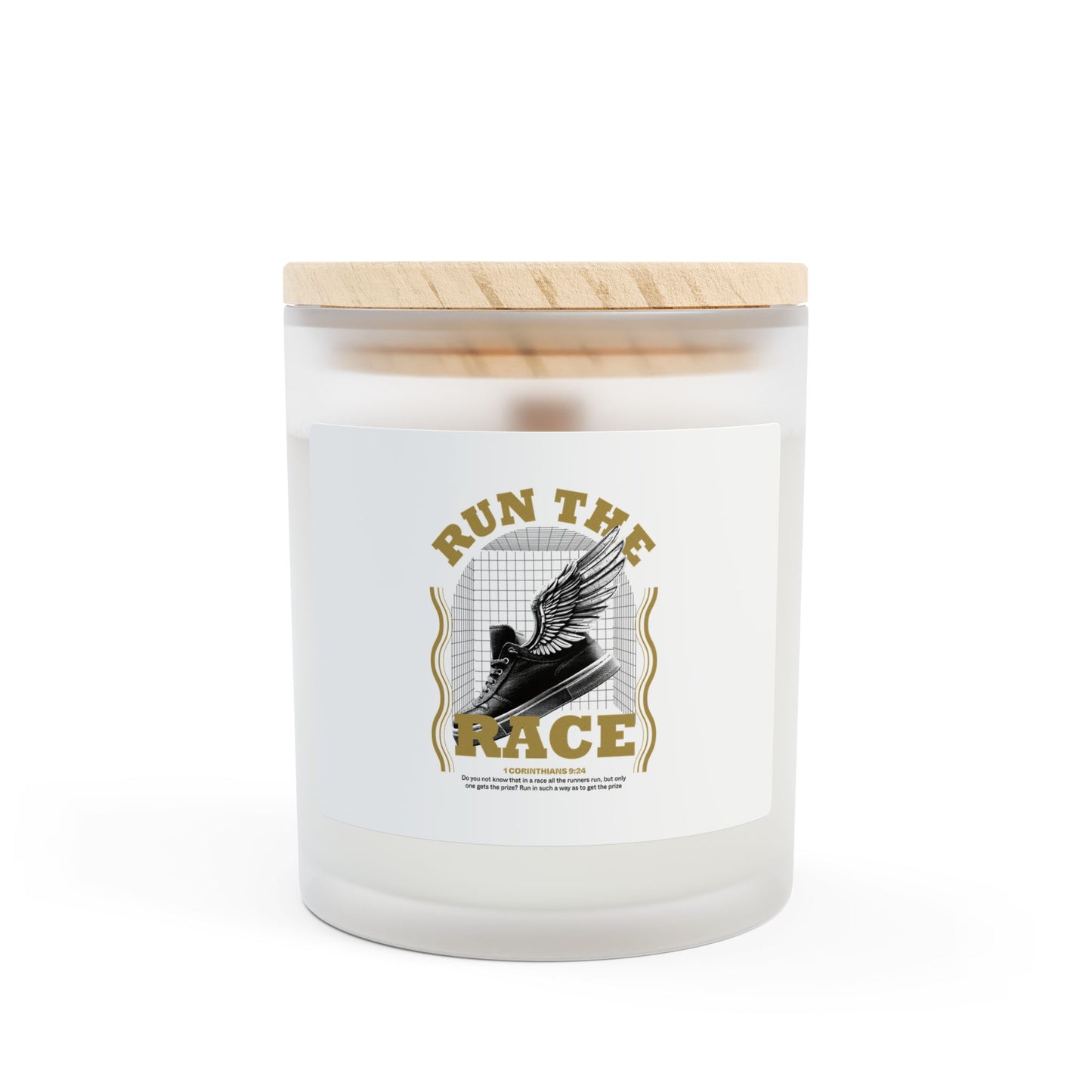 "Run The Race" Unisex - 11oz Candle - The Shield of Light