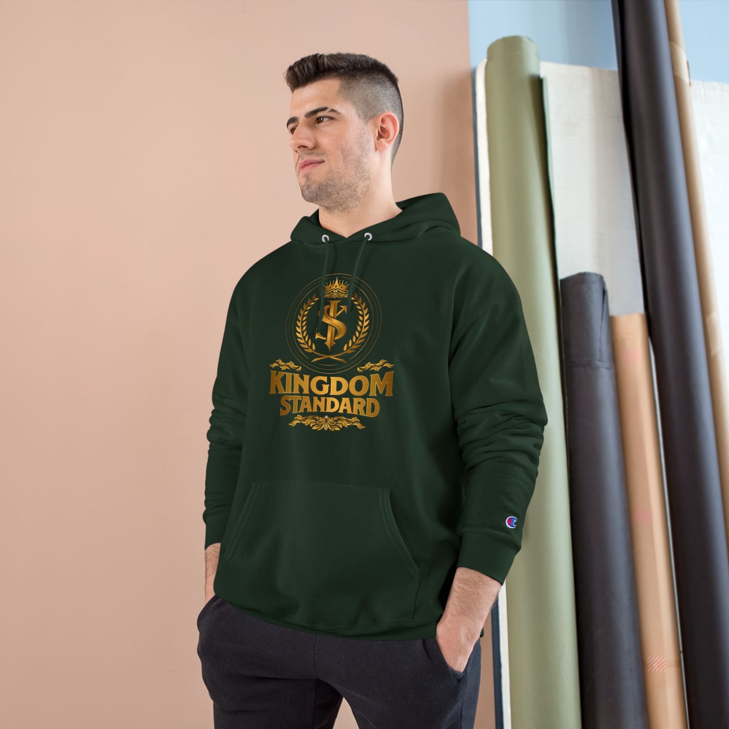 "Kingdom Standard" Inspirational Champion Hoodie - The Shield of Light