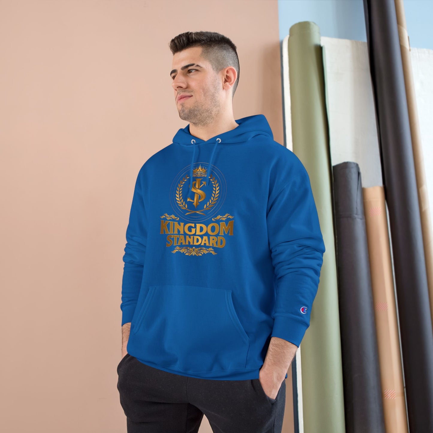 "Kingdom Standard" Inspirational Champion Hoodie - The Shield of Light