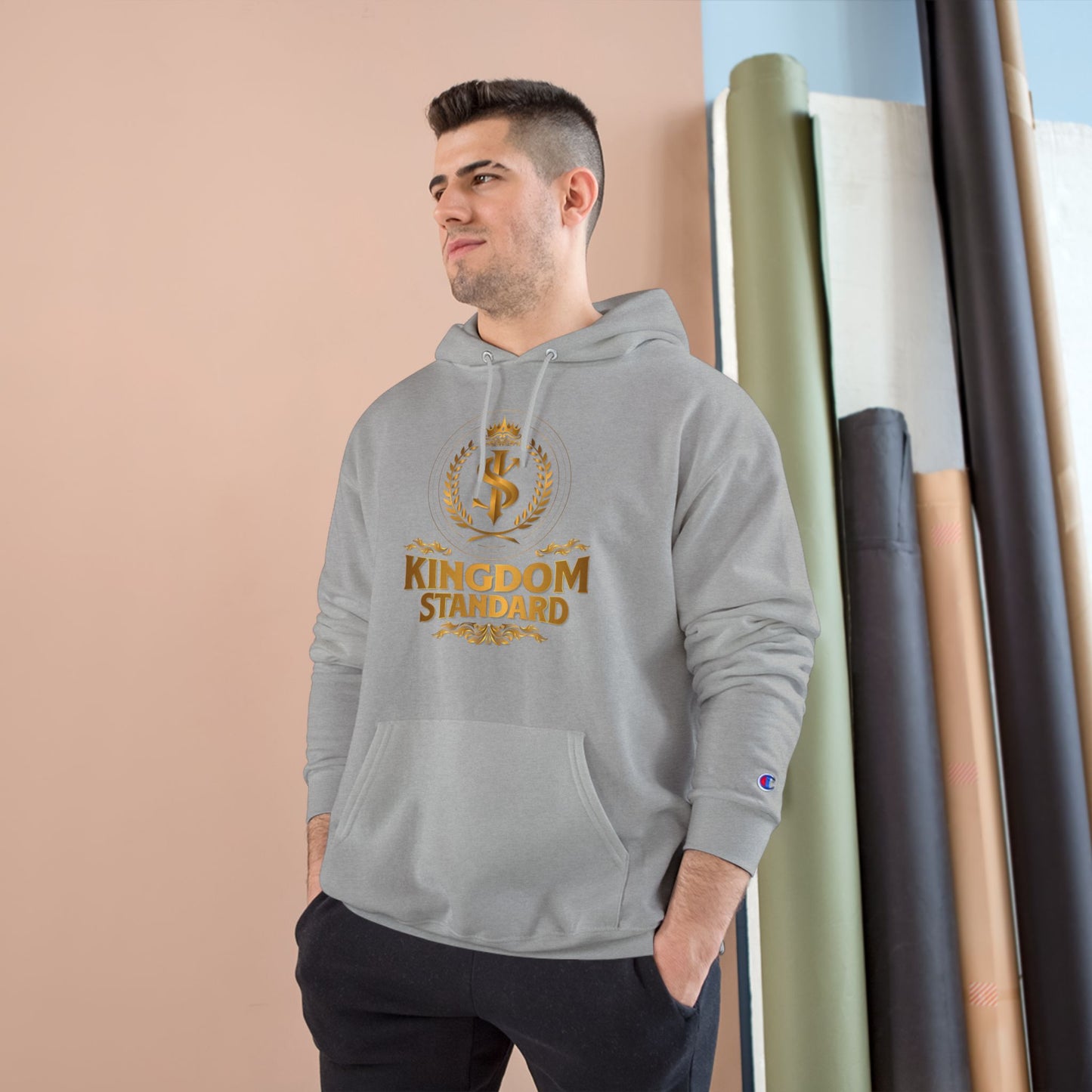 "Kingdom Standard" Inspirational Champion Hoodie - The Shield of Light