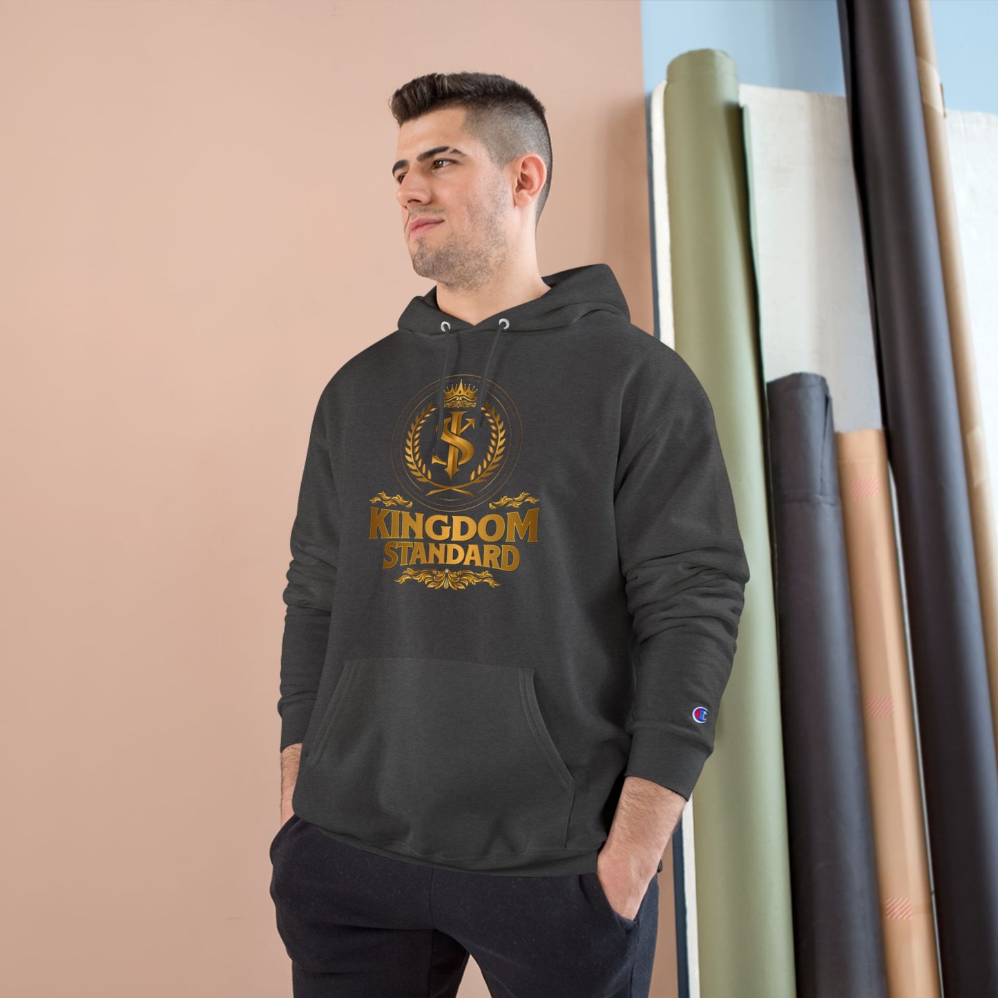 "Kingdom Standard" Inspirational Champion Hoodie - The Shield of Light