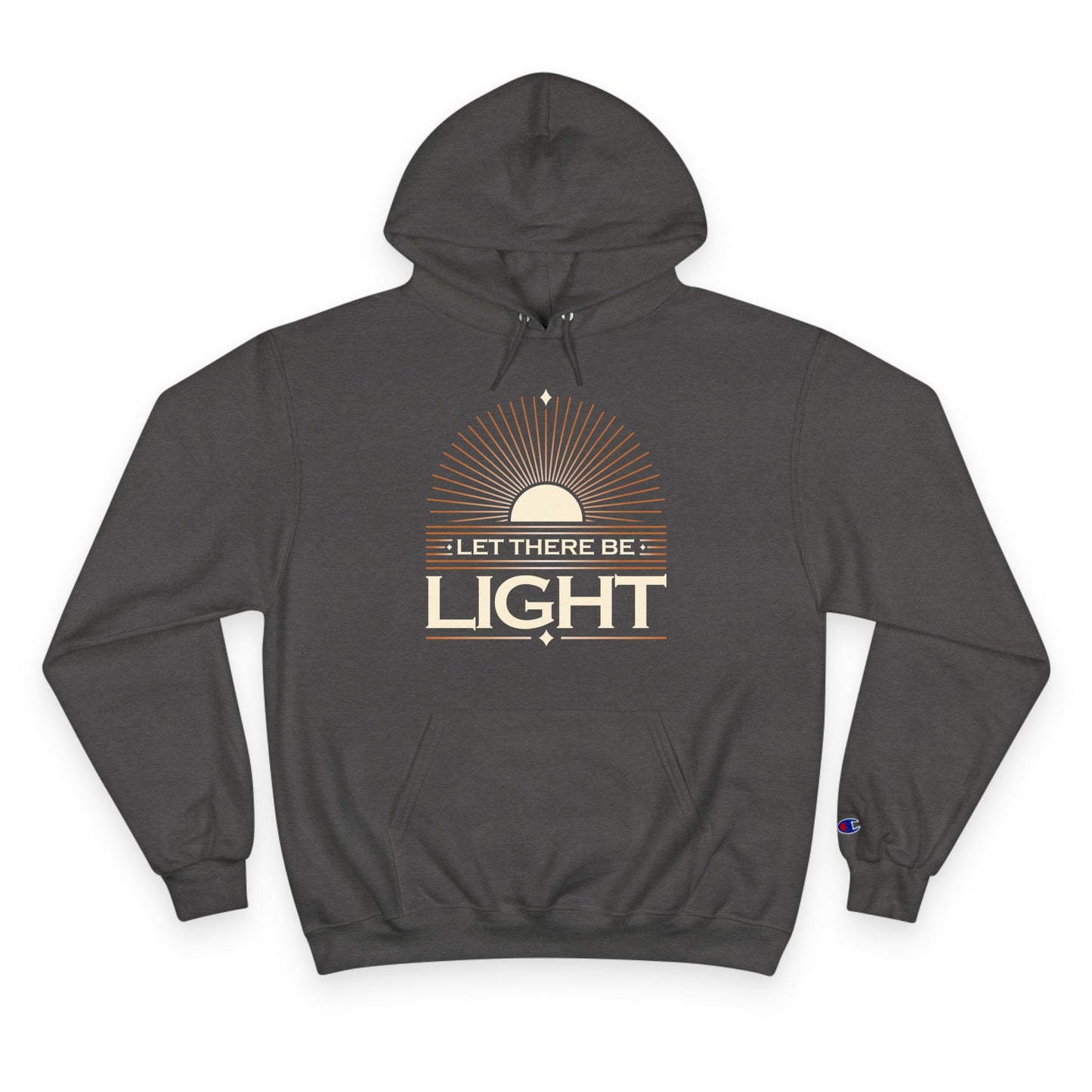 "Let There Be Light" Inspirational Champion Hoodie - The Shield of Light