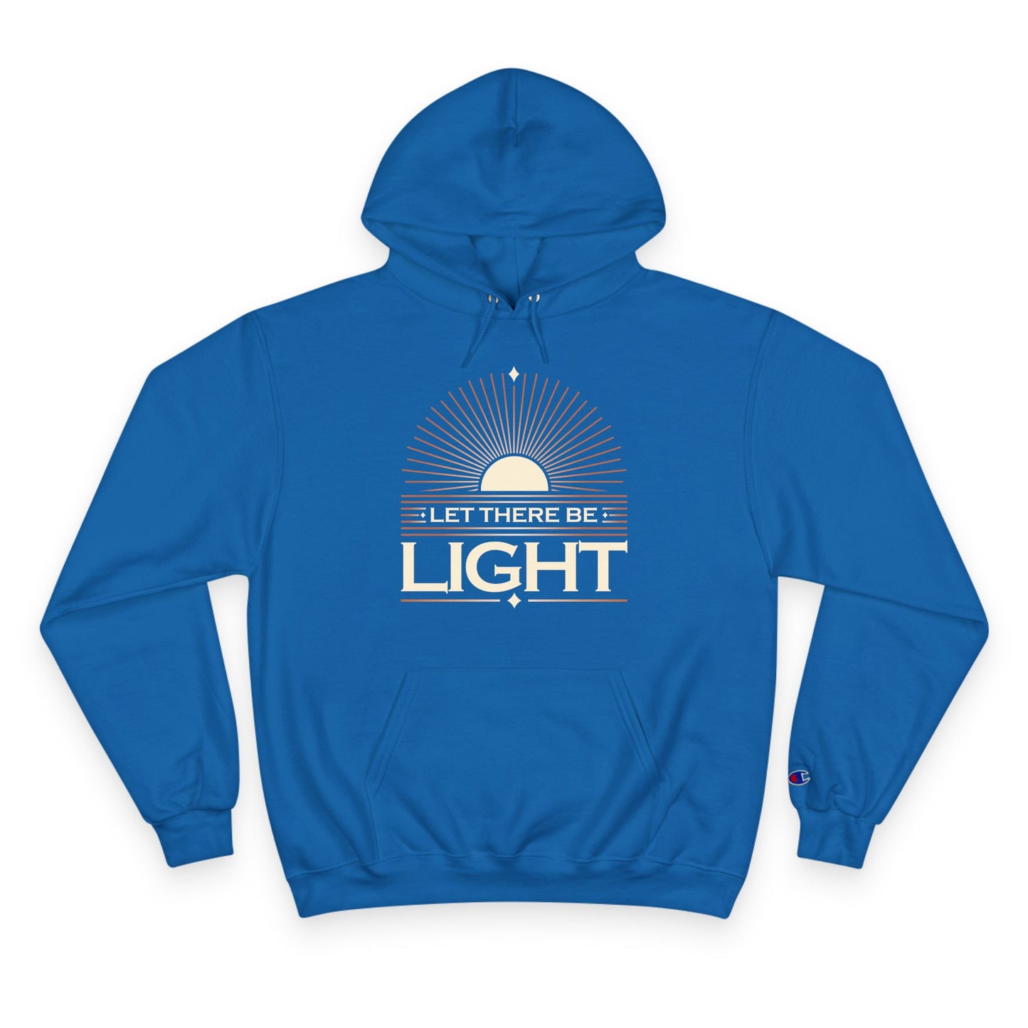 "Let There Be Light" Inspirational Champion Hoodie - The Shield of Light