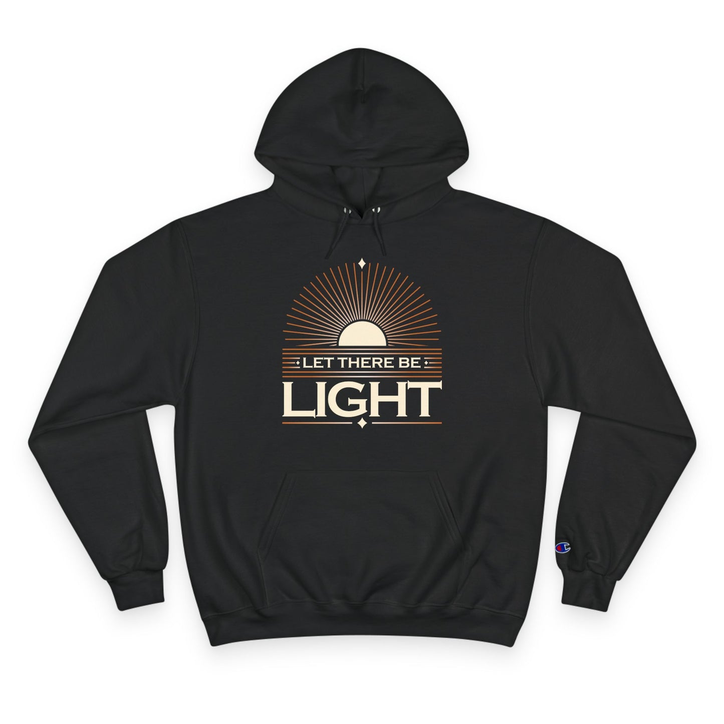 "Let There Be Light" Inspirational Champion Hoodie - The Shield of Light