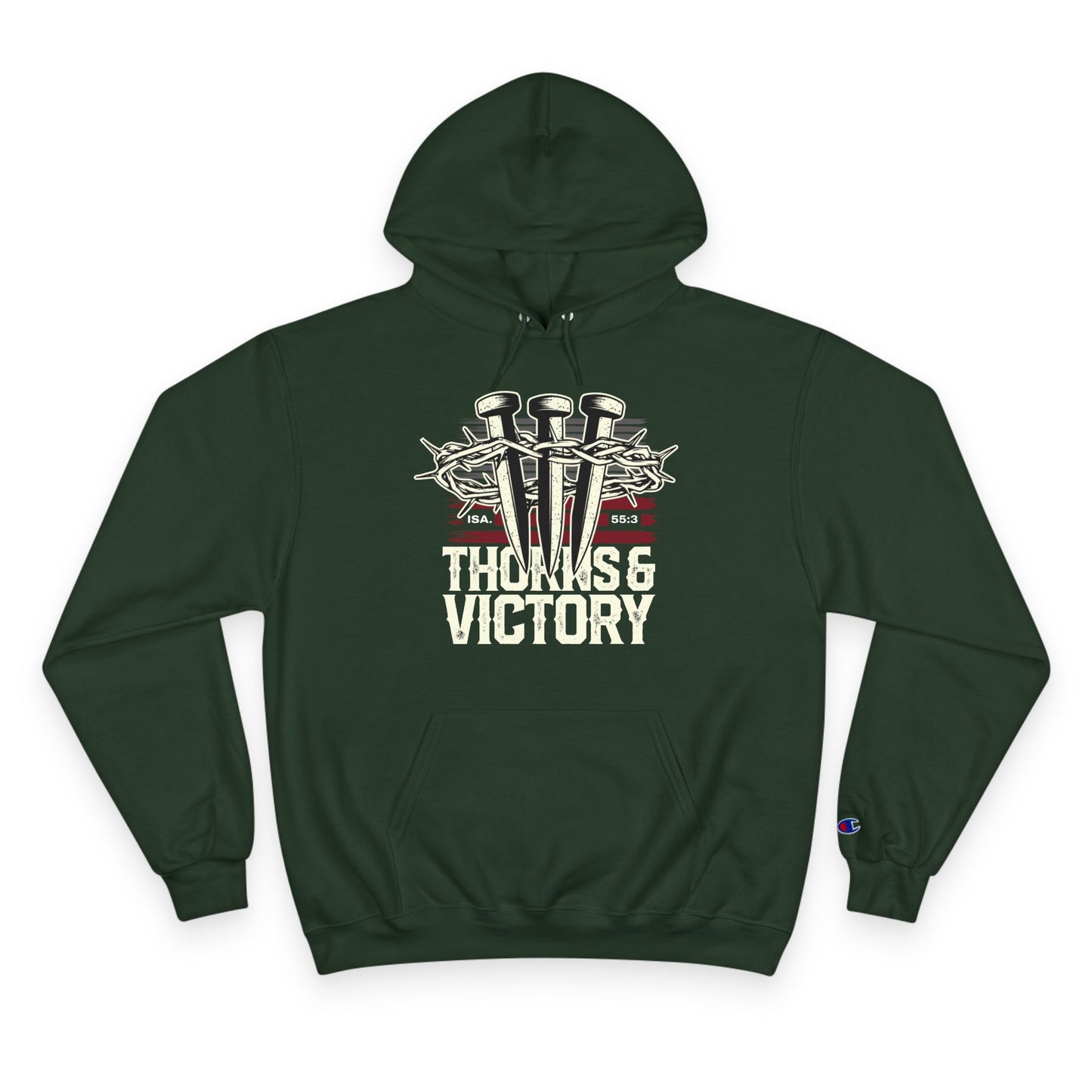 "Thorns & Victory" Inspirational Champion Hoodie - The Shield of Light