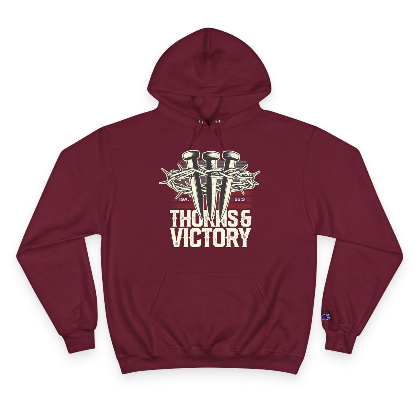 "Thorns & Victory" Inspirational Champion Hoodie - The Shield of Light