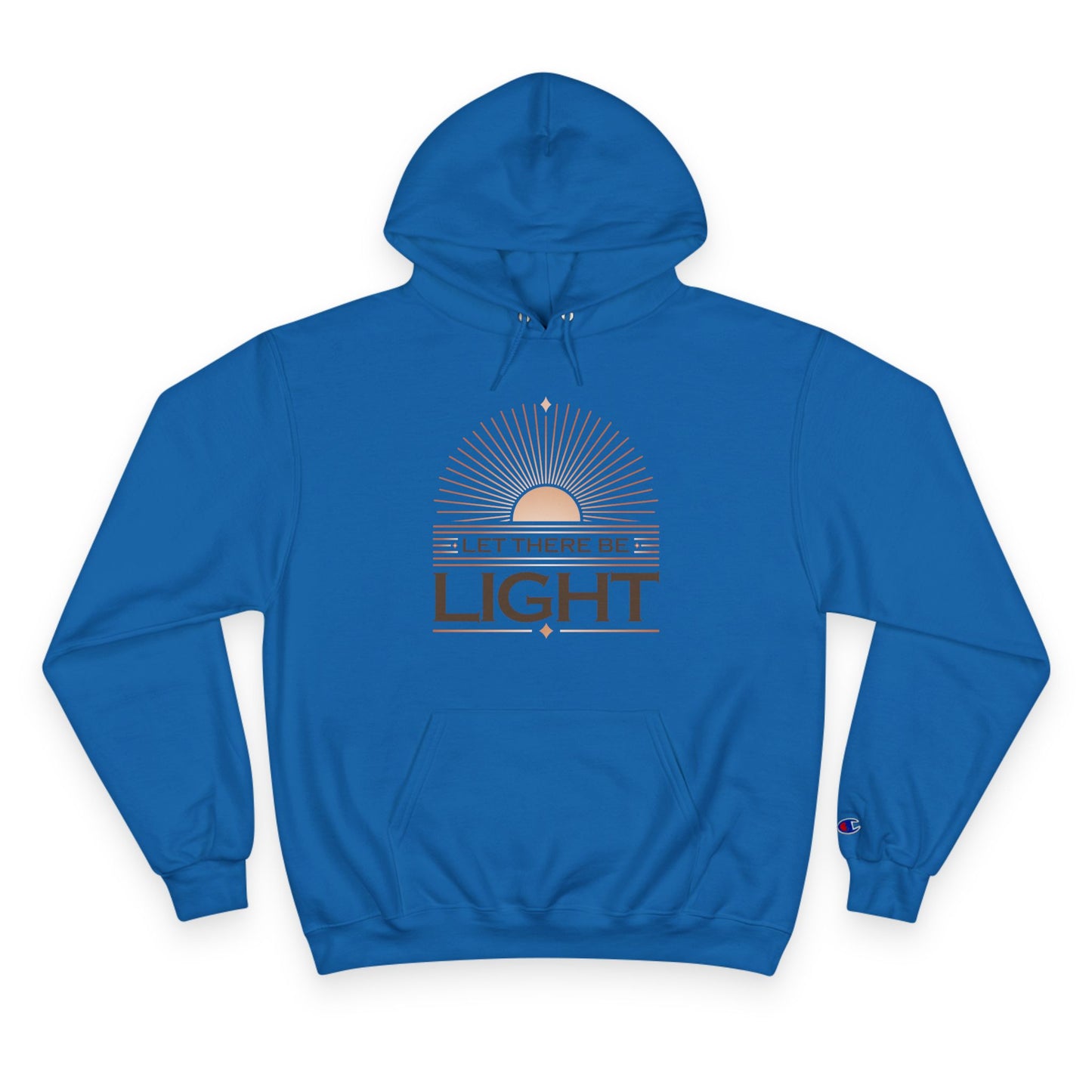 "Let There Be Light" Inspirational Champion Hoodie - The Shield of Light
