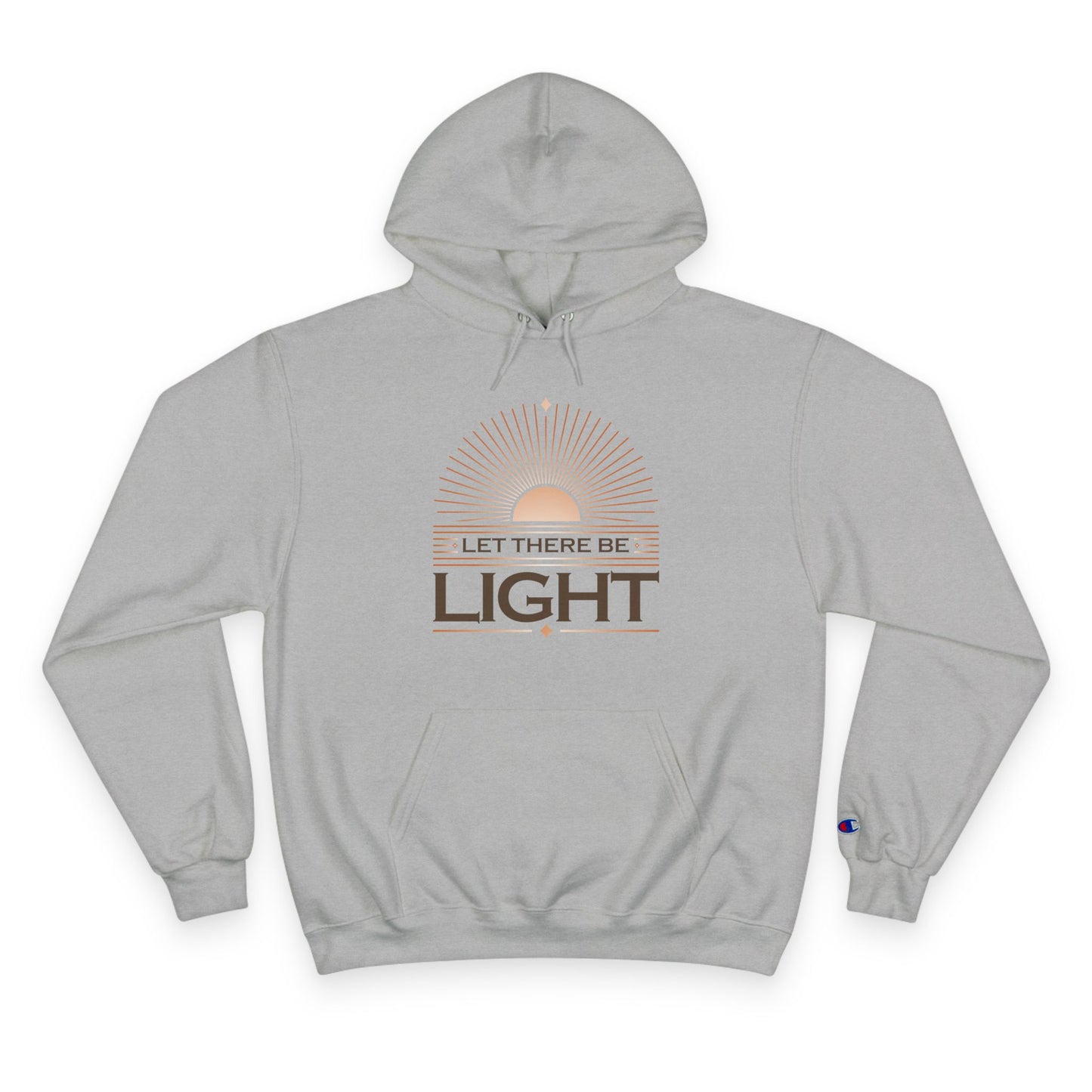 "Let There Be Light" Inspirational Champion Hoodie - The Shield of Light