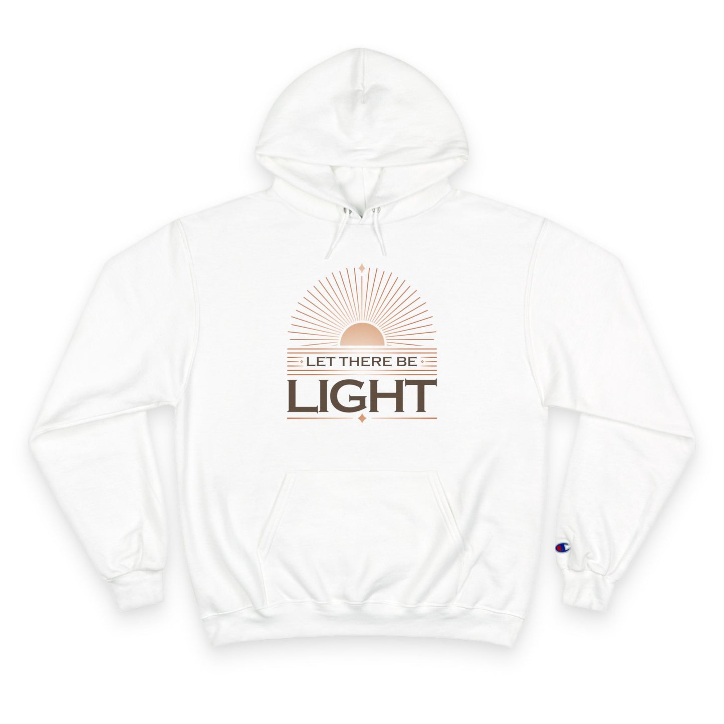 "Let There Be Light" Inspirational Champion Hoodie - The Shield of Light