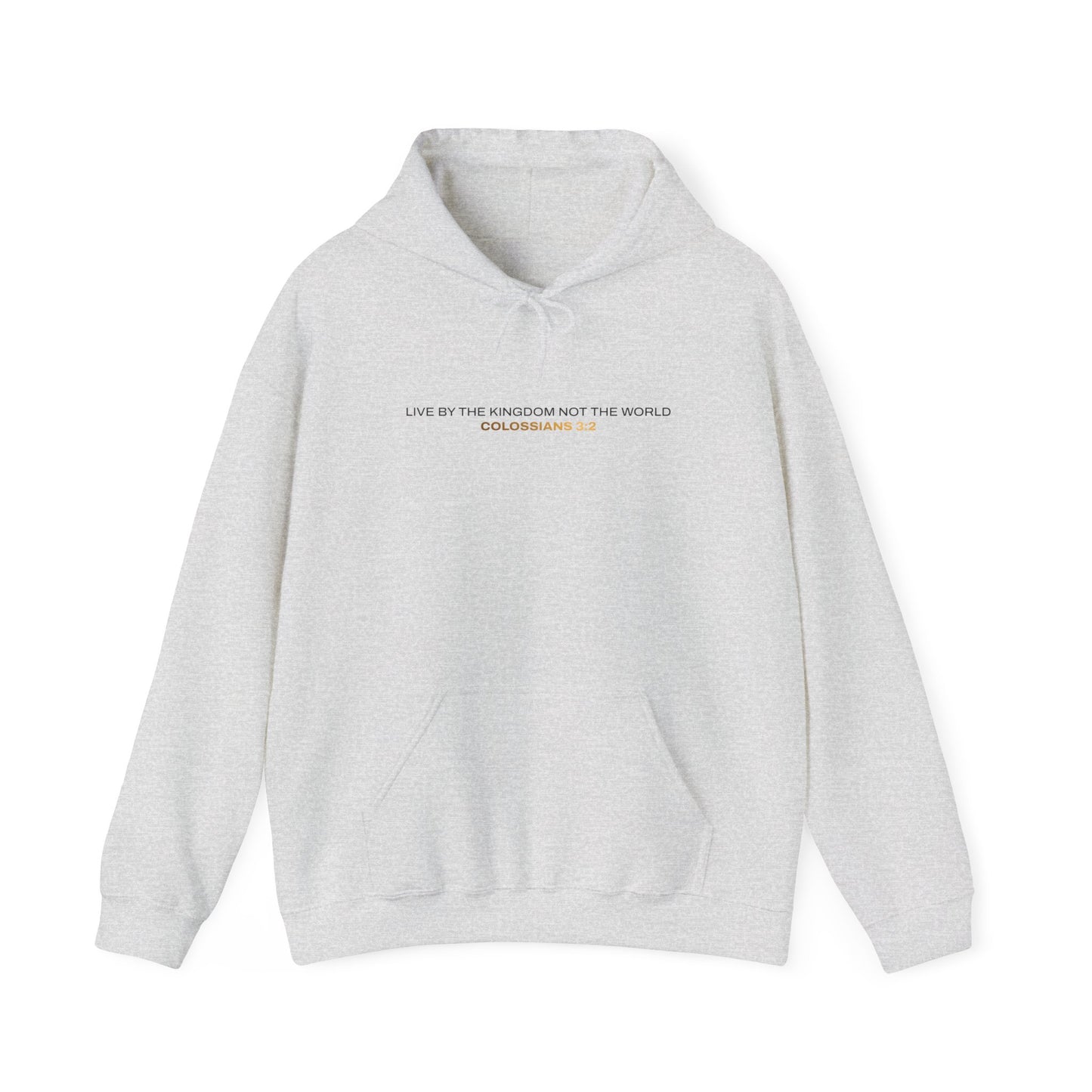 "Live By the Kingdom Not the World Colossians 3:2" Unisex Heavy Blend™ Hoodies - The Shield of Light