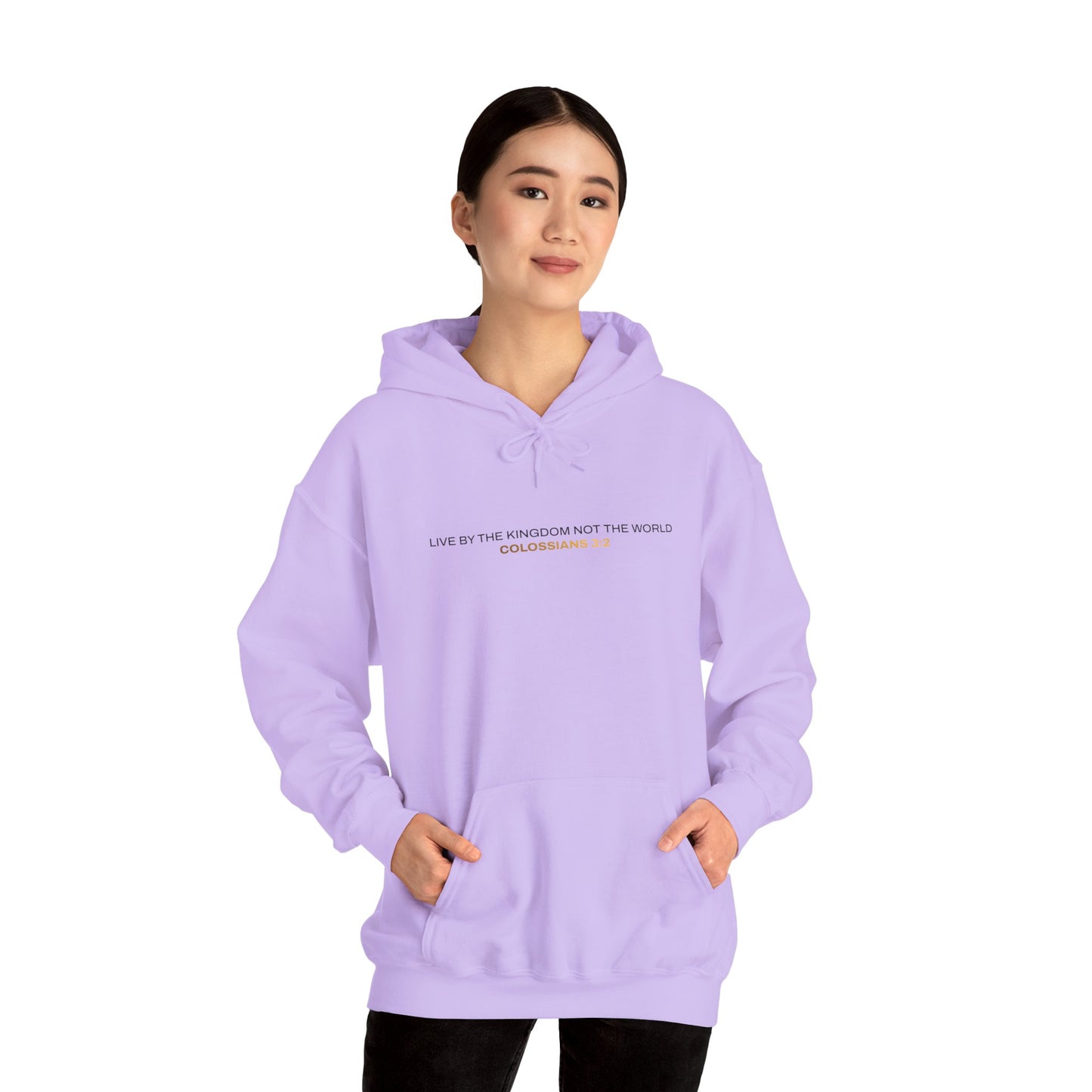 "Live By the Kingdom Not the World Colossians 3:2" Unisex Heavy Blend™ Hoodies - The Shield of Light