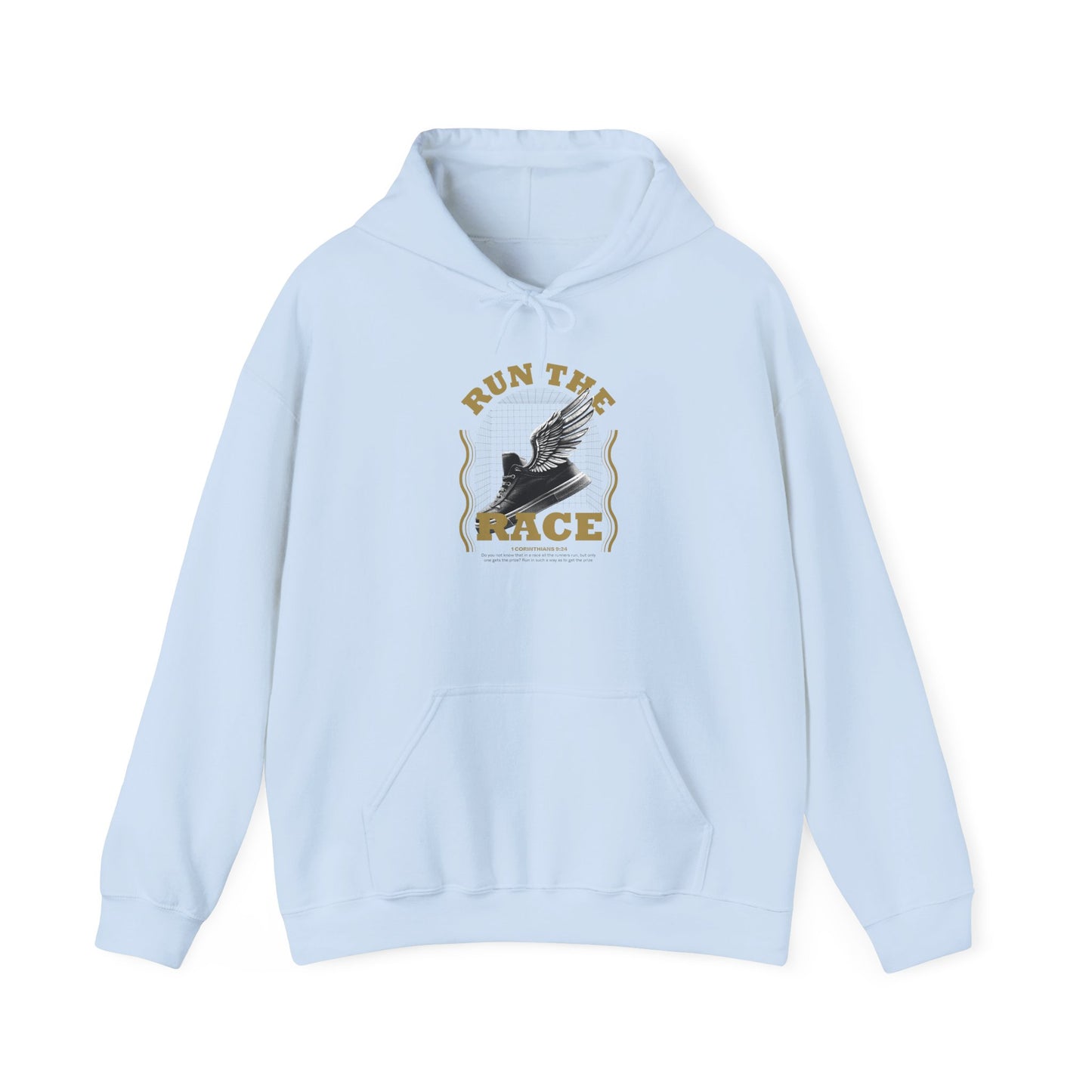 "Run The Race" Unisex Heavy Blend™ Hoodies - The Shield of Light