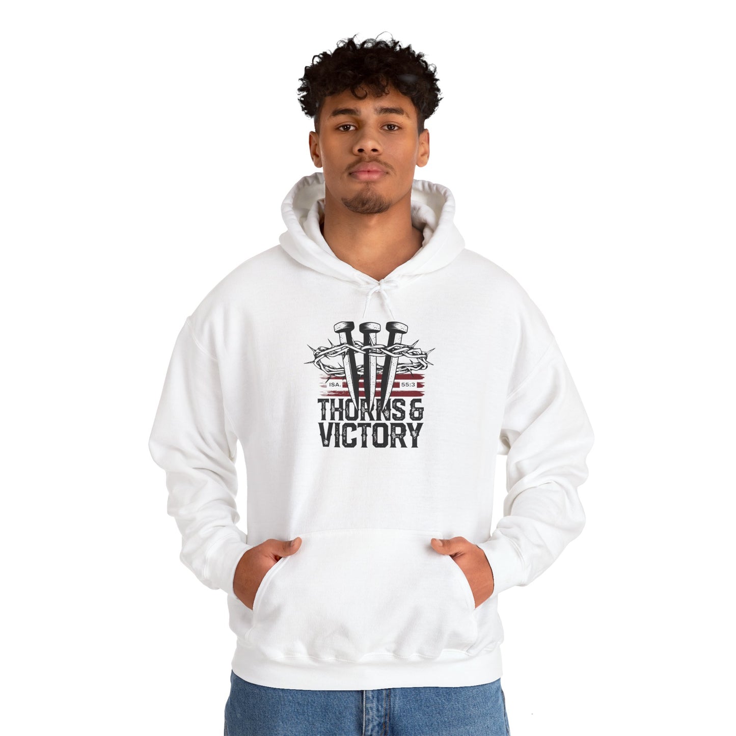 "Thorns & Victory" Unisex Heavy Blend™ Hoodies - The Shield of Light