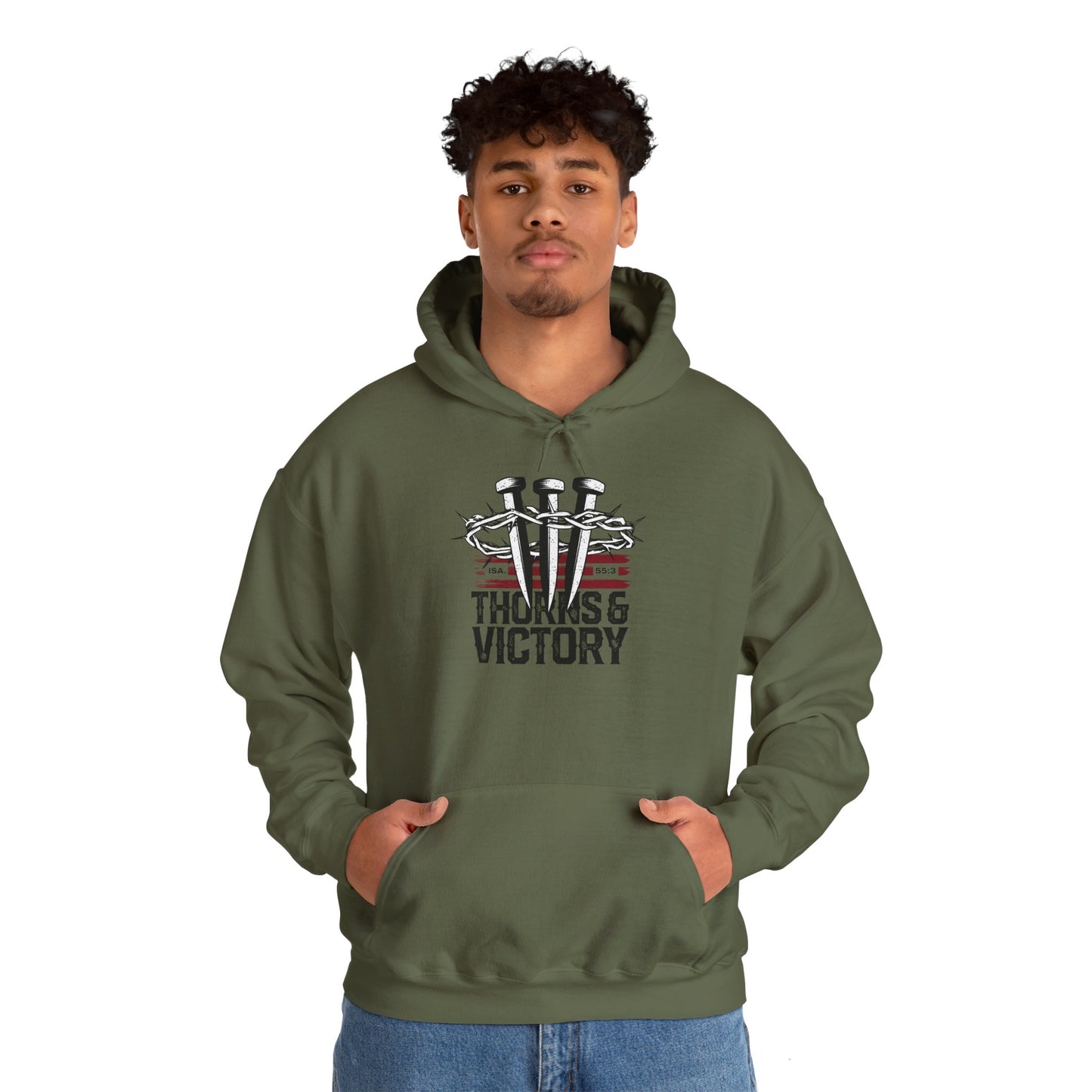 "Thorns & Victory" Unisex Heavy Blend™ Hoodies - The Shield of Light