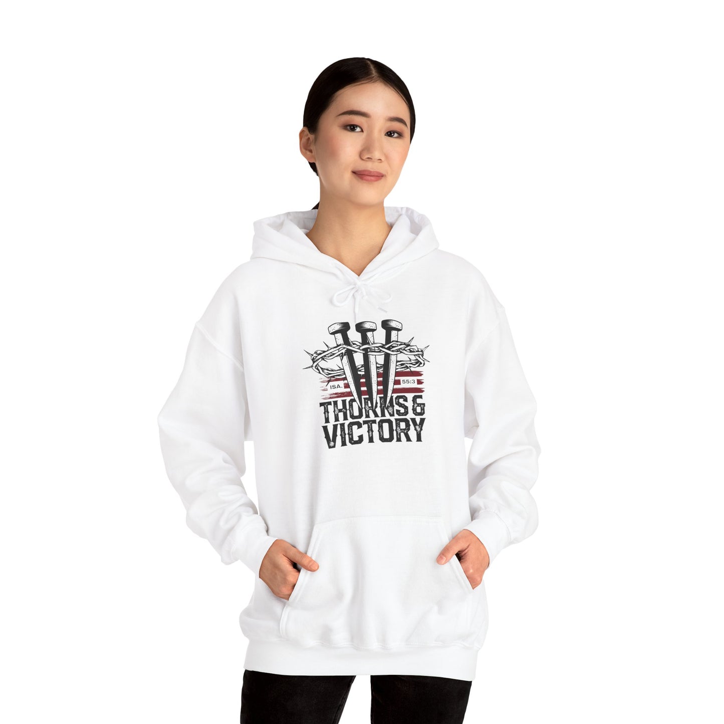"Thorns & Victory" Unisex Heavy Blend™ Hoodies - The Shield of Light