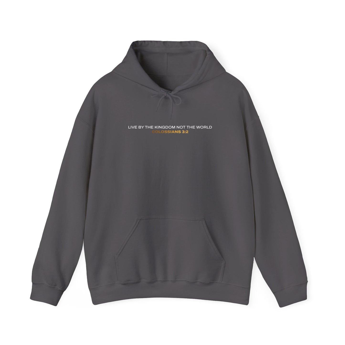 "Live By the Kingdom Not the World Colossians 3:2" Unisex Heavy Blend™ Hoodies - The Shield of Light